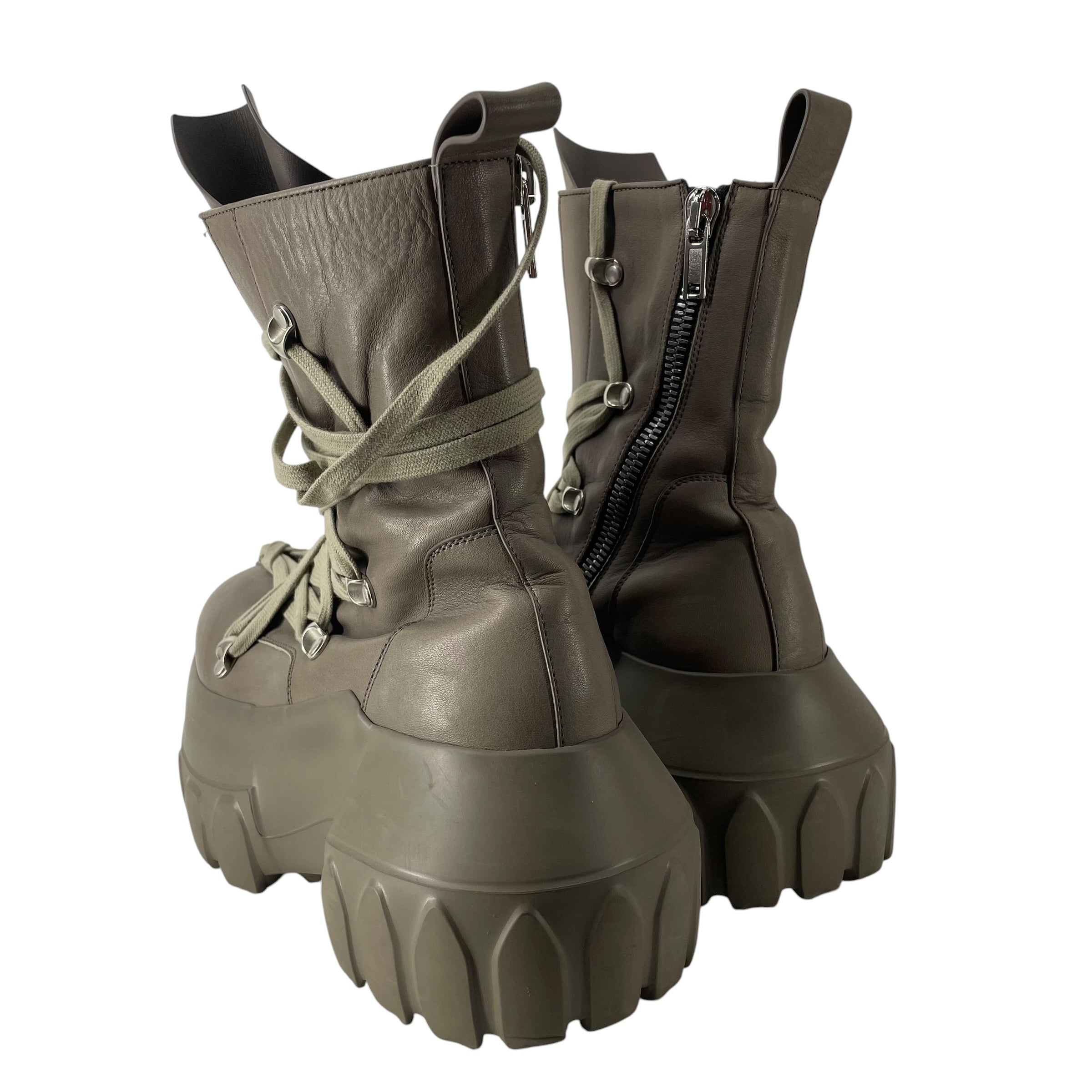 Rick Owens/Lace Up Boots/EU 36/Leather/GRY/MEGA LACE DUST TOWER view 3