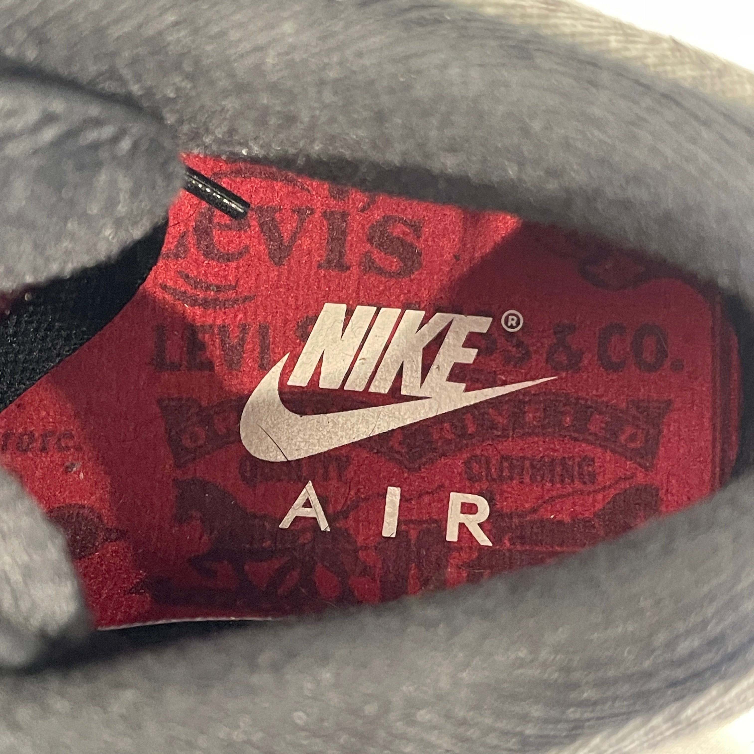 Levi's/NIKE/Hi-Sneakers/US 9/Leather/BLK/AJ3 view 4