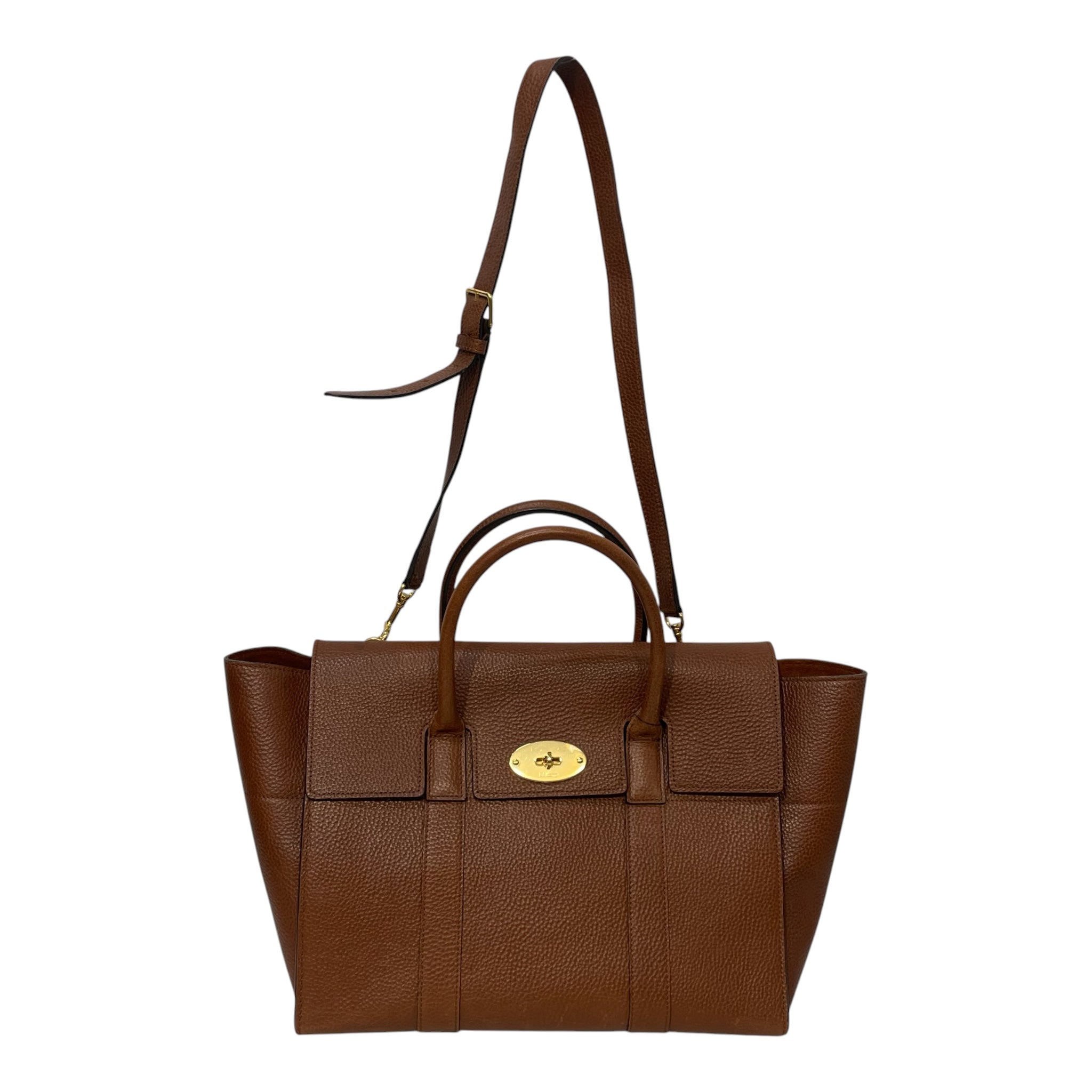 MULBERRY/Tote Bag/Leather/BRW/bayswater gold hardware view 1