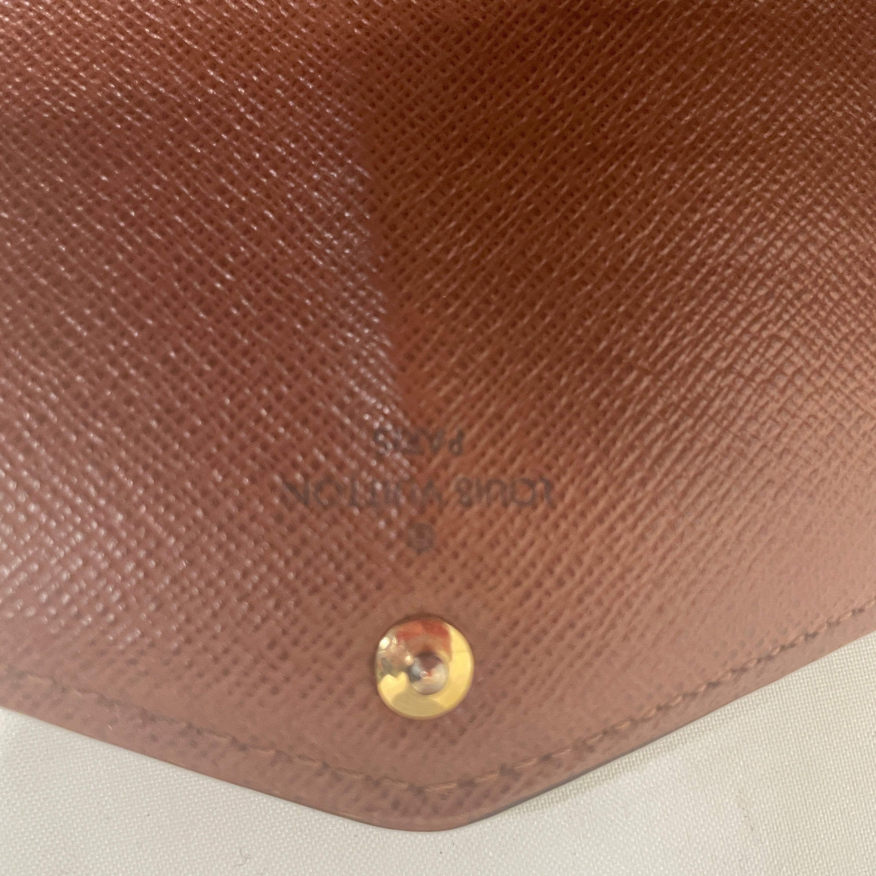 LOUIS VUITTON/Long Wallet/Monogram/Leather/BRW/ view 4
