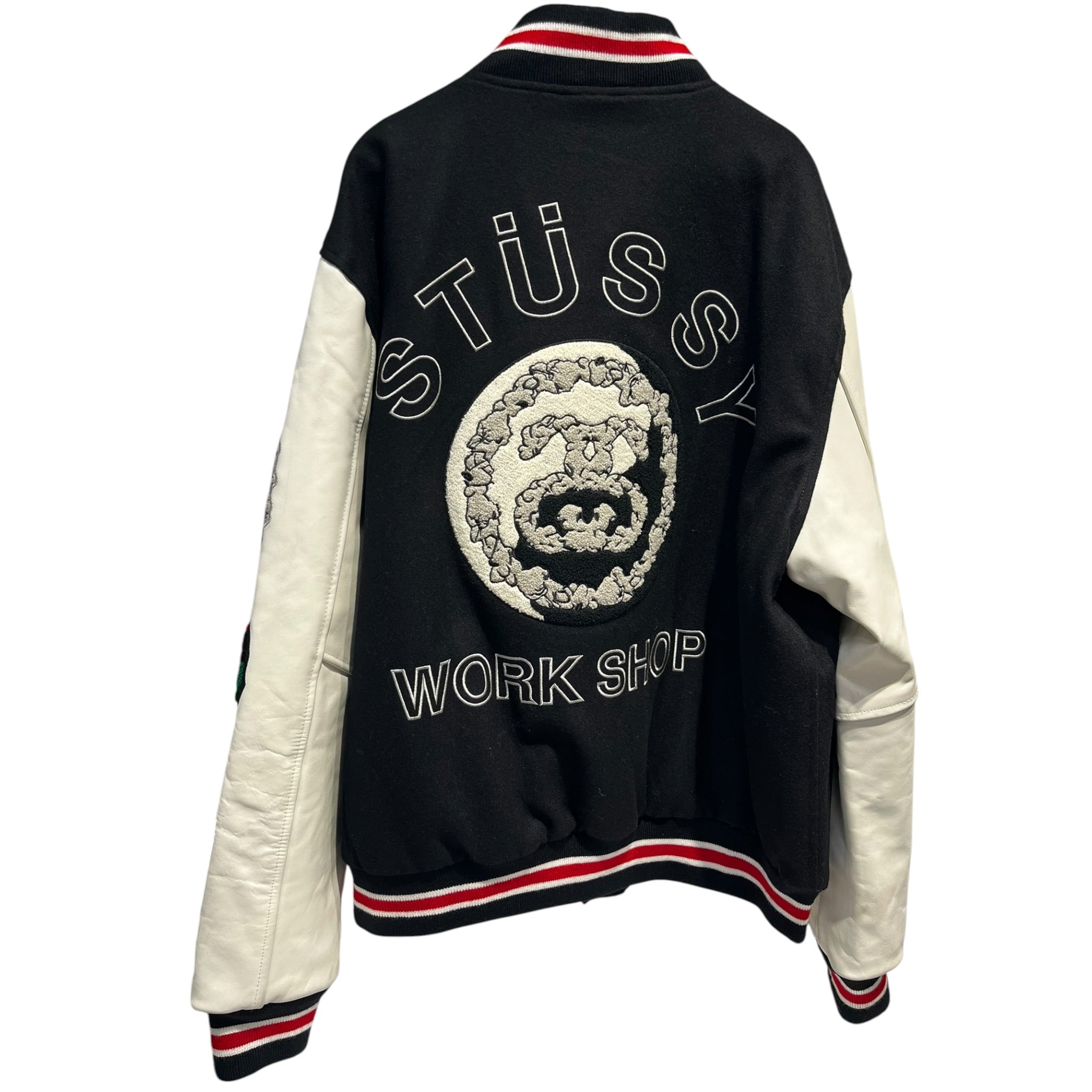 STUSSY/Souvenir Jkt/XL/Cotton/BLK/patches throughout view 2