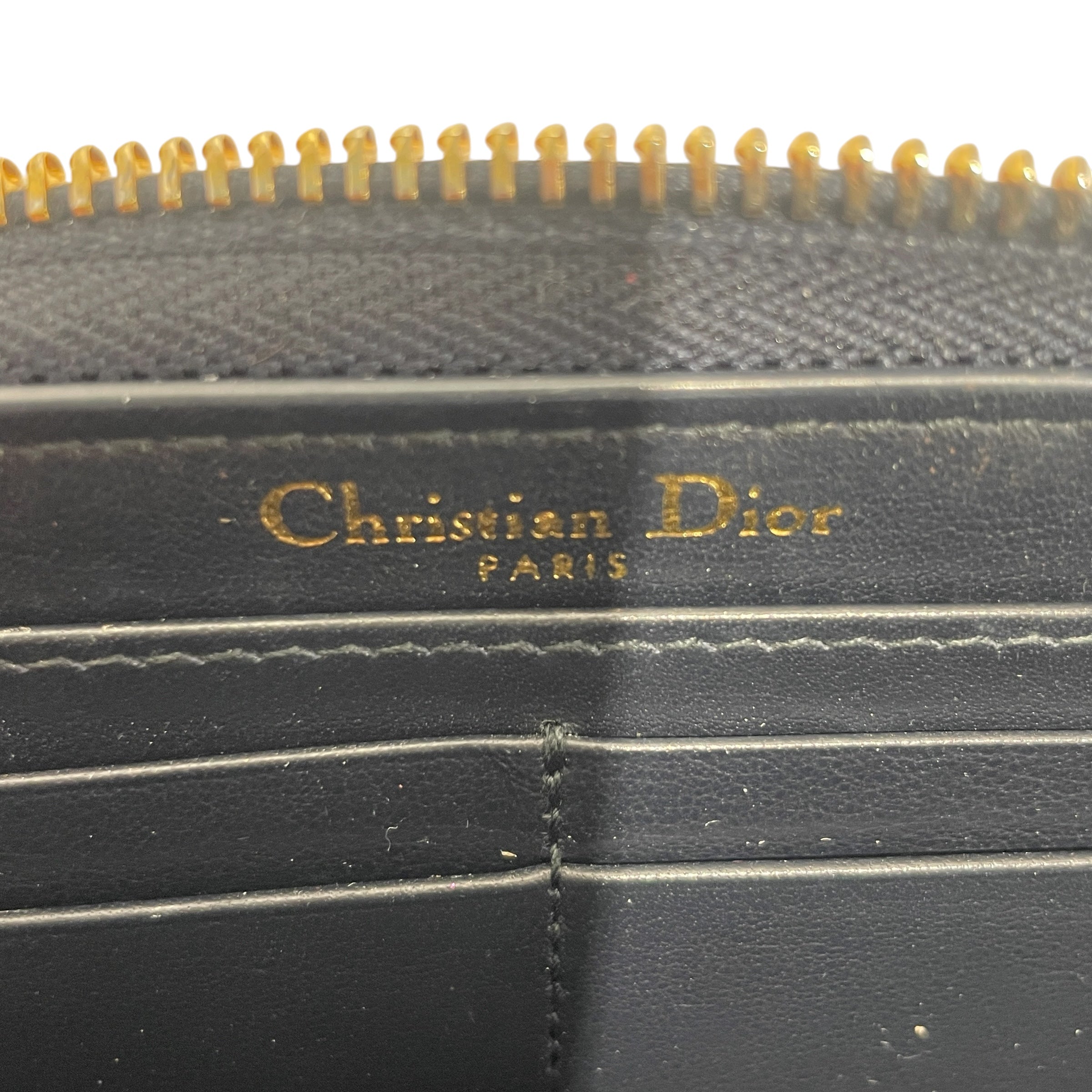 Christian Dior/Long Wallet/Cotton/NVY/30 montaigne voyageur view 5