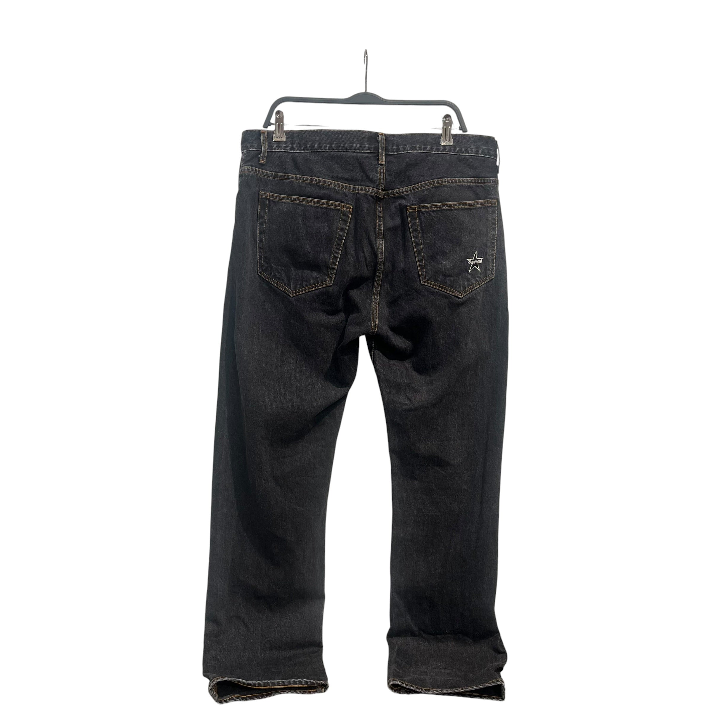 Supreme/Pants/36/Denim/BLK/BROWN STITCHING PANT view 2