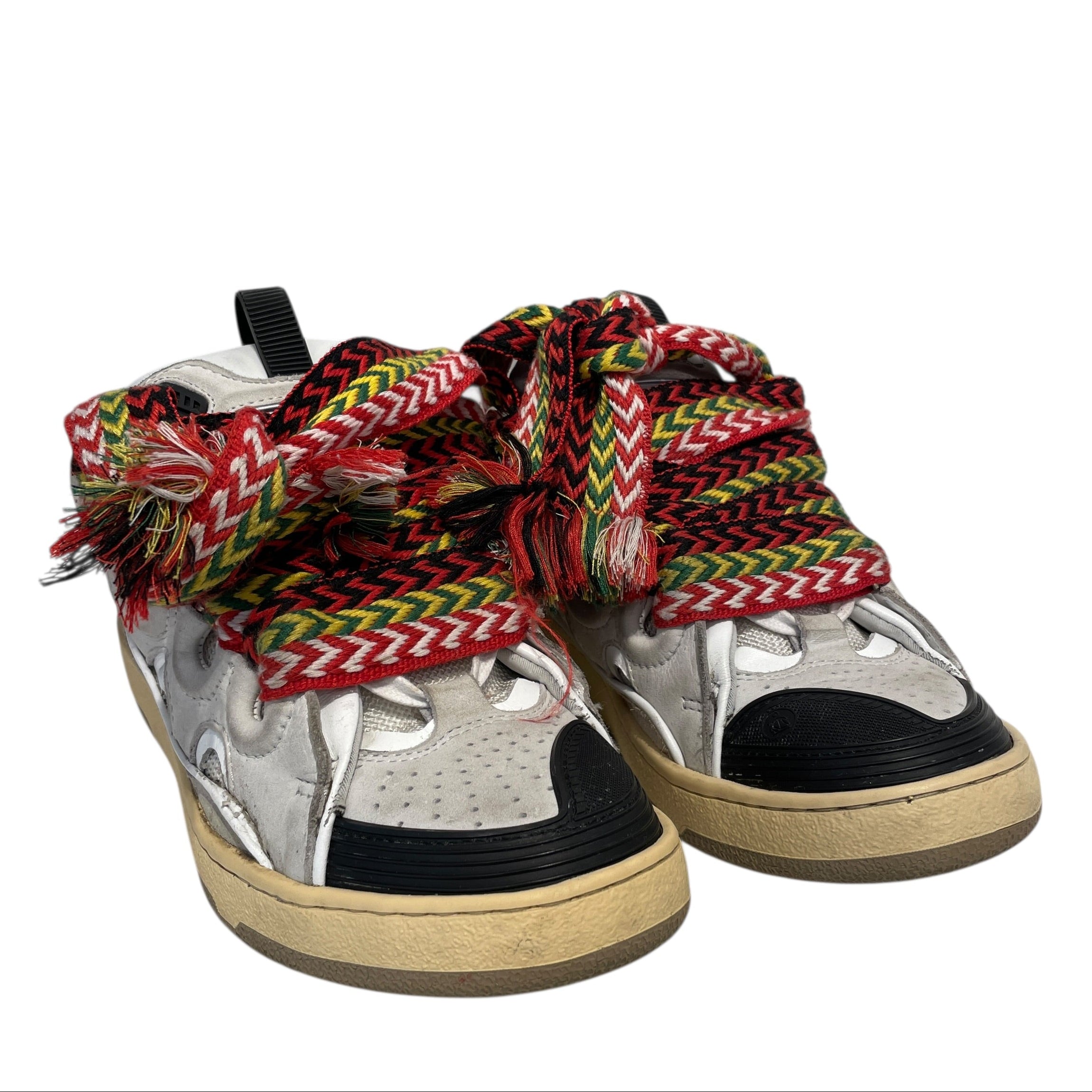 LANVIN/Low-Sneakers/EU 37/Leather/GRY/CURB view 1