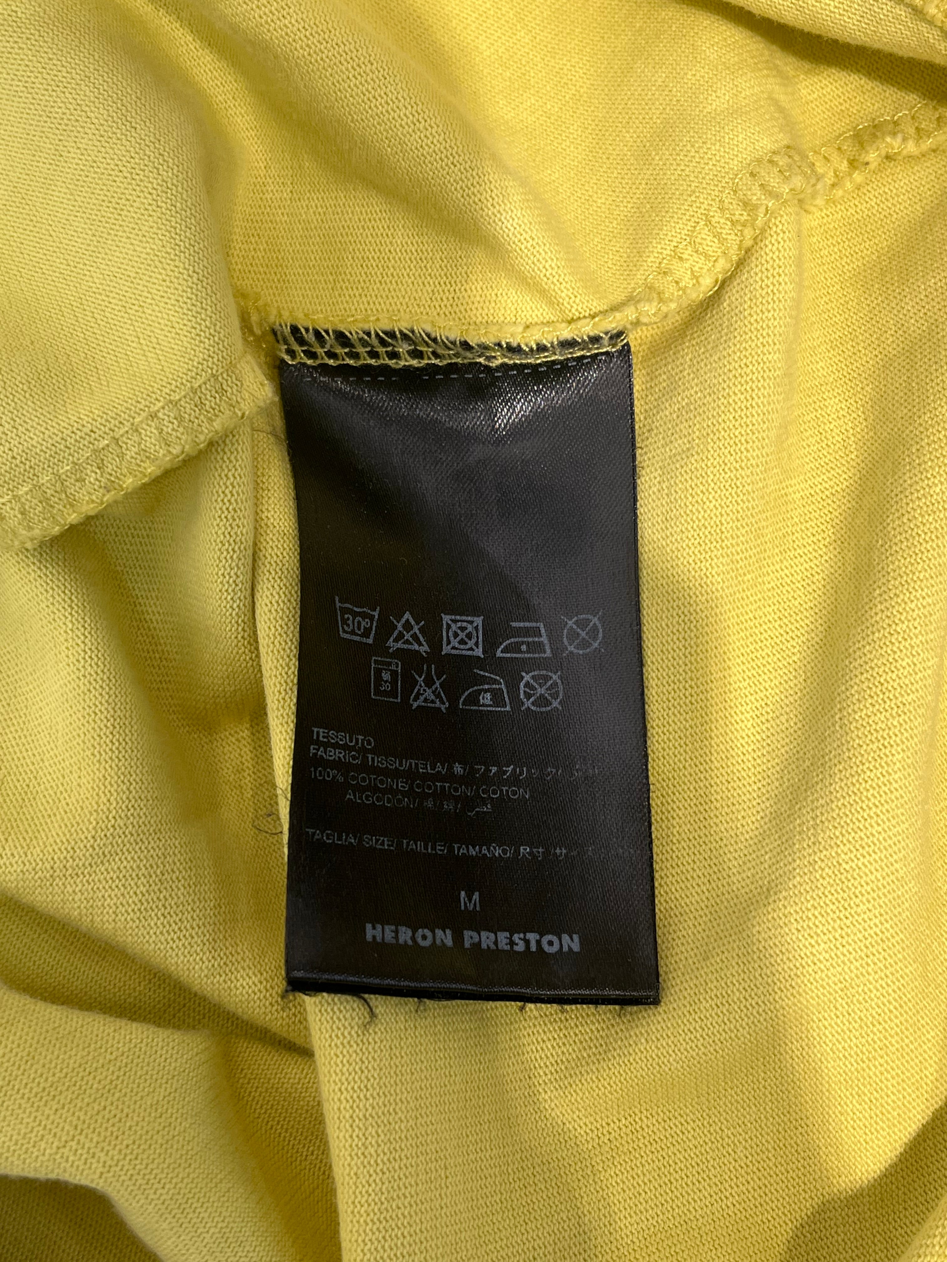 HERON PRESTON/LS T-Shirt/M/Cotton/YEL/THE NIGHT MAKES ME FEEL view 4