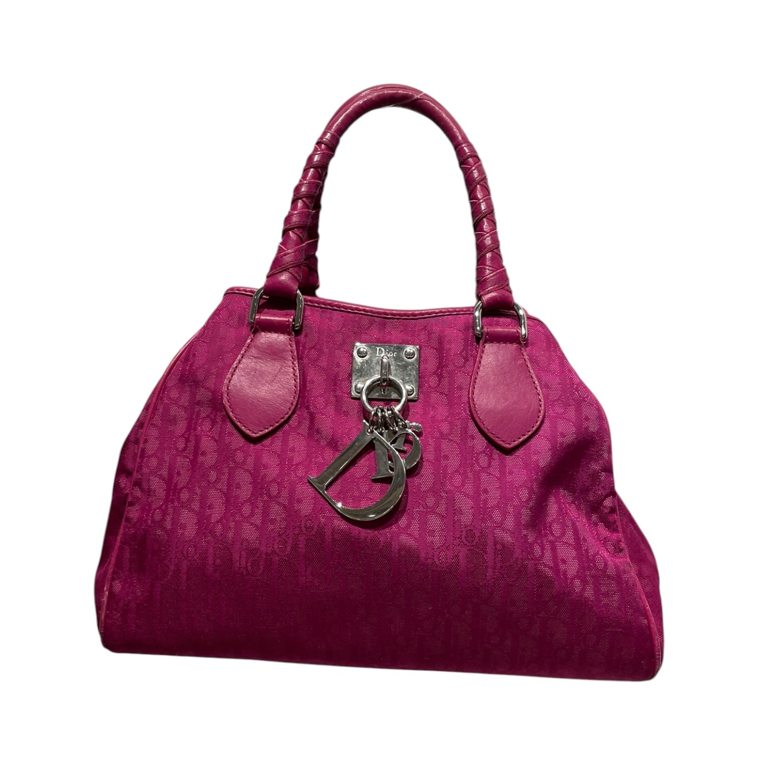 Christian Dior/Tote Bag/Monogram/Cotton/PNK/Lovely Trotter Small Bag view 1