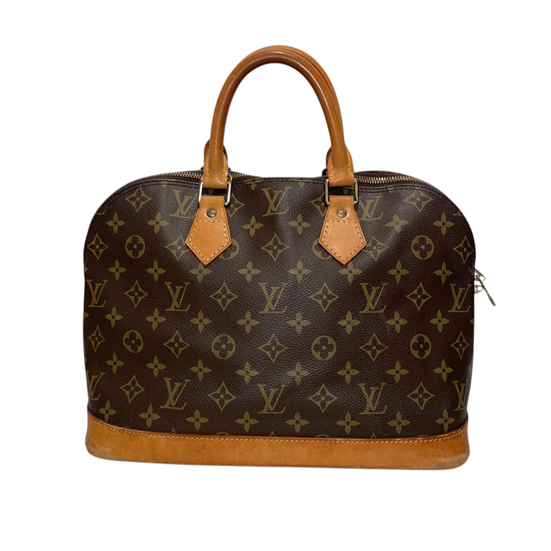 LOUIS VUITTON/Hand Bag/Monogram/Leather/BRW/ALMA PM MONOGRAM