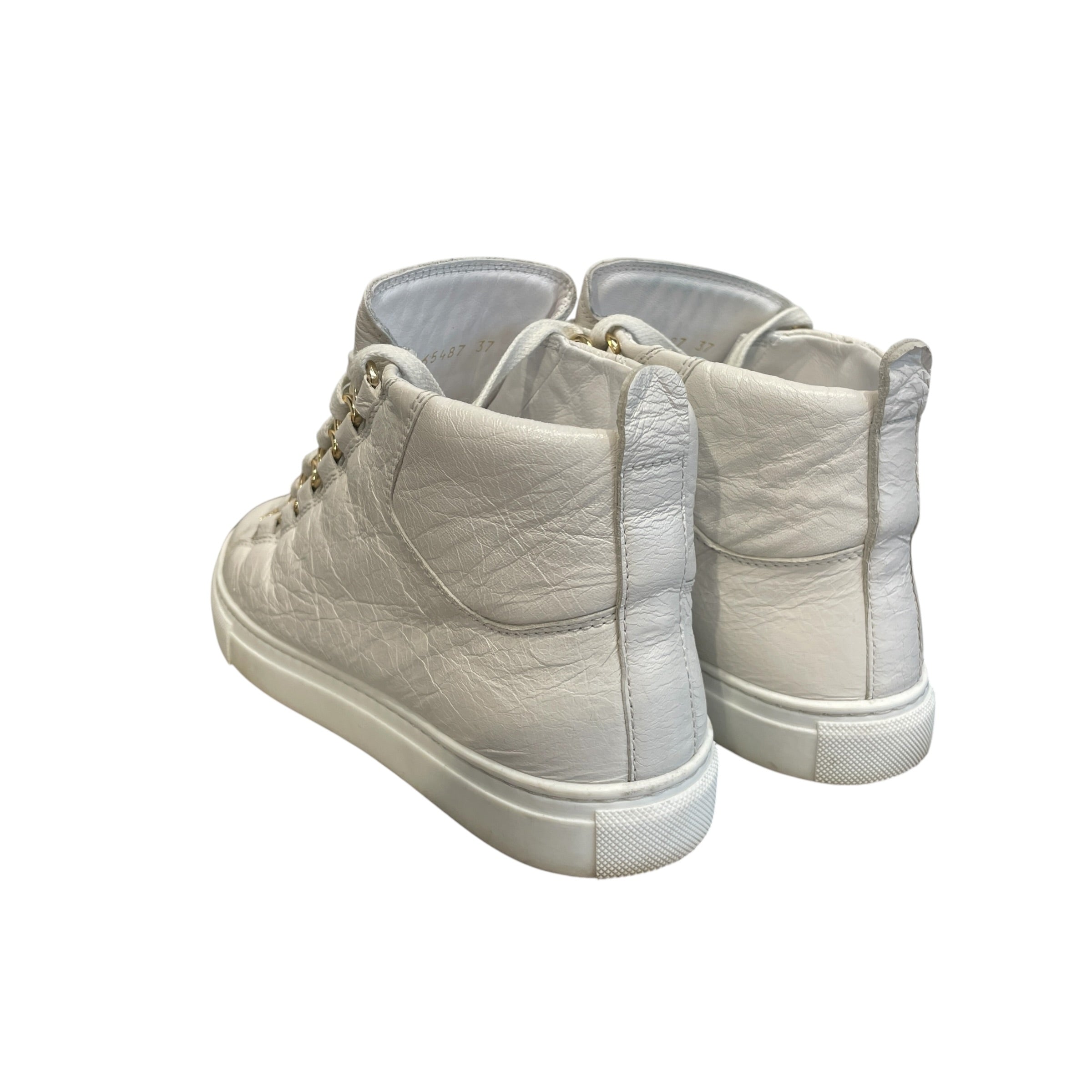 BALENCIAGA/Low-Sneakers/EU 37/Leather/WHT/BALENCIAGA ARENA view 2