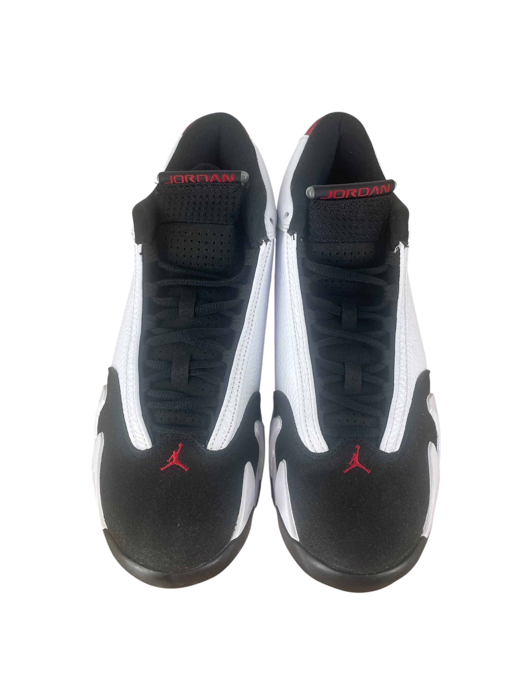 NIKE/Hi-Sneakers/US 9.5/WHT/JORDAN 14 BLACK TOE SZ9.5 view 3