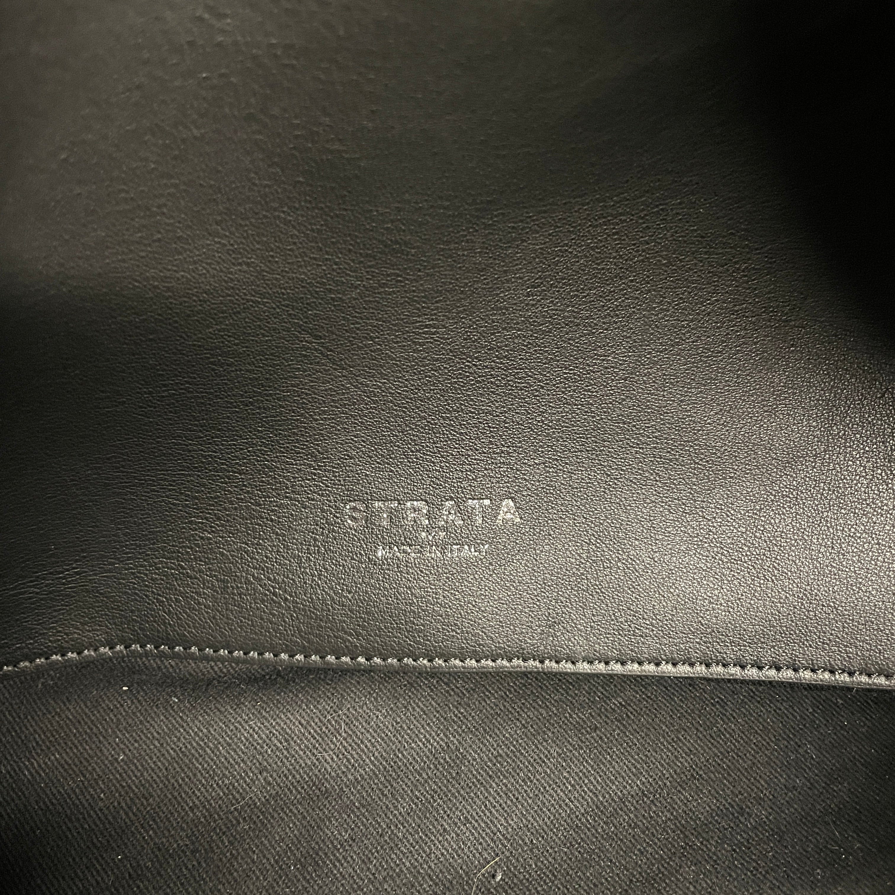 STRATA/Bag/Leather/BLK/LOGO WHITE+/+ view 4