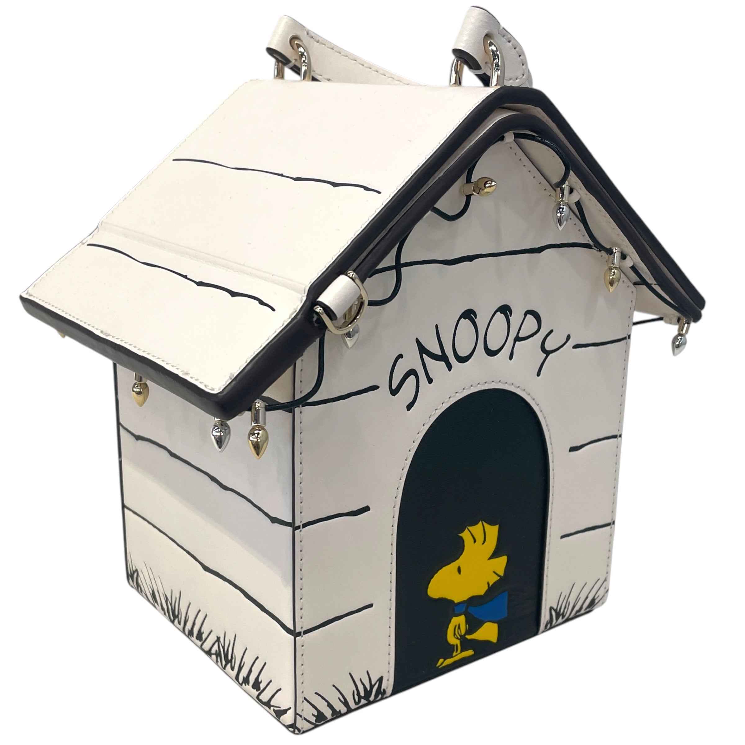 kate spade new york/PEANUTS/Hand Bag/WHT/Snoopy 3D Dog House view 6