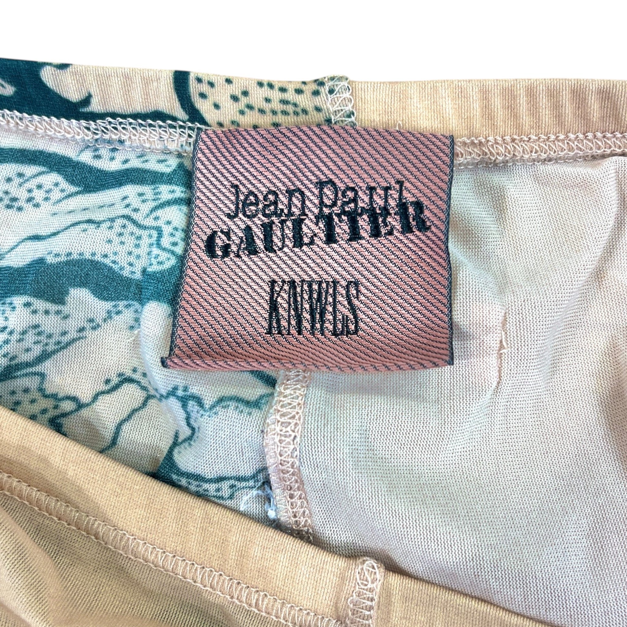 Jean Paul Gaultier/KNWLS/Bottoms/S/All Over Print/BEG/SNAKE/TATTOO PRINT view 3