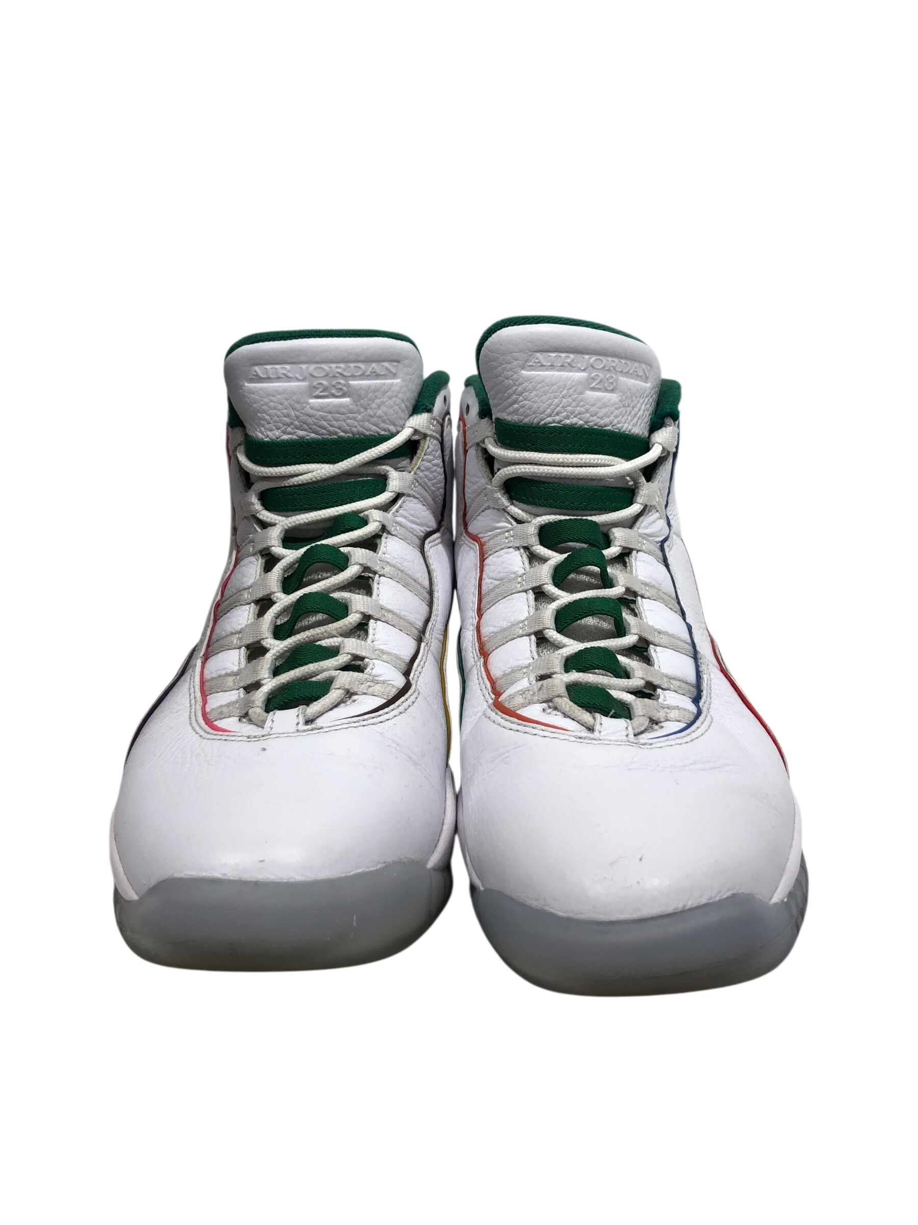 NIKE/Hi-Sneakers/US 11/Leather/WHT/Jordan 10 Retro WINGS view 3