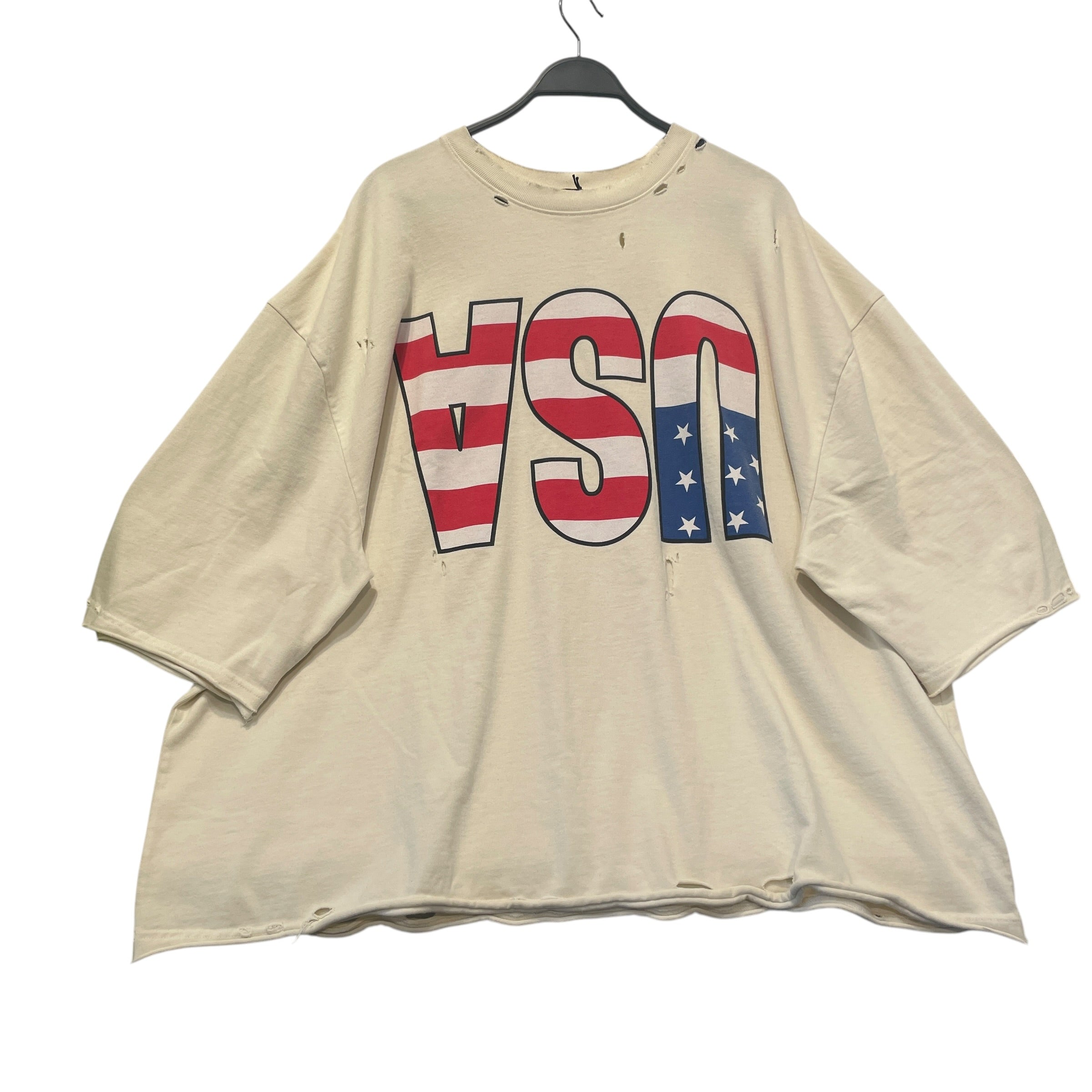 WILLY CHAVARRIA/T-Shirt/L/Cotton/WHT/Graphic/USA T shirt view 1