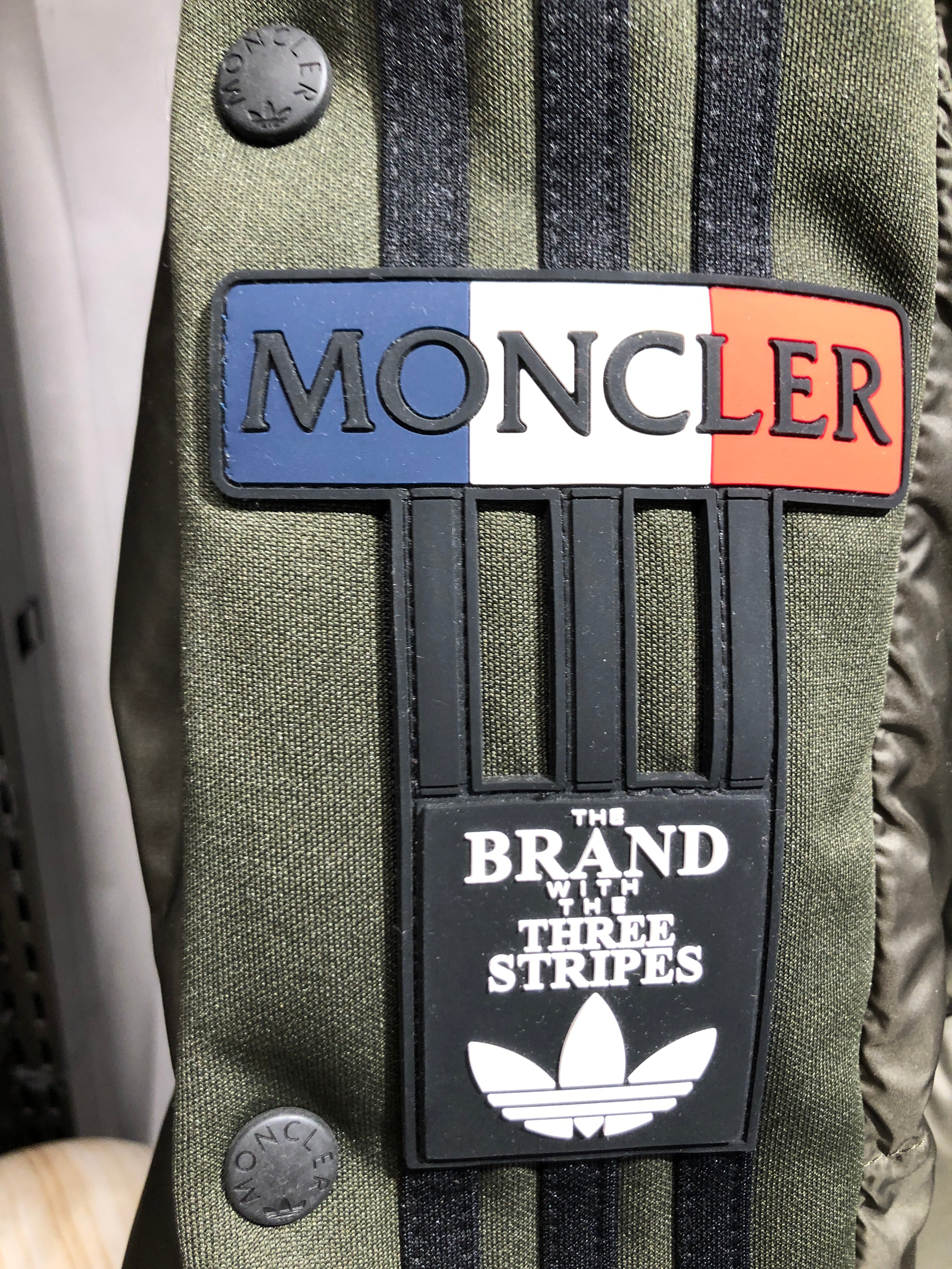 MONCLER/adidas/Puffer Jkt/3/Nylon/GRN/LONG PUFFER view 4