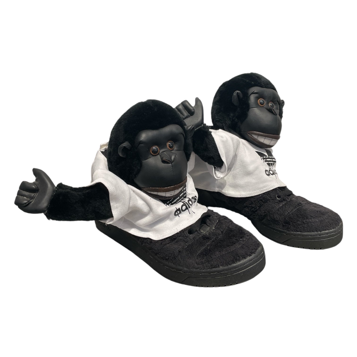 adidas/JEREMY SCOTT/Hi-Sneakers/US 11/BLK/Gorilla view 1