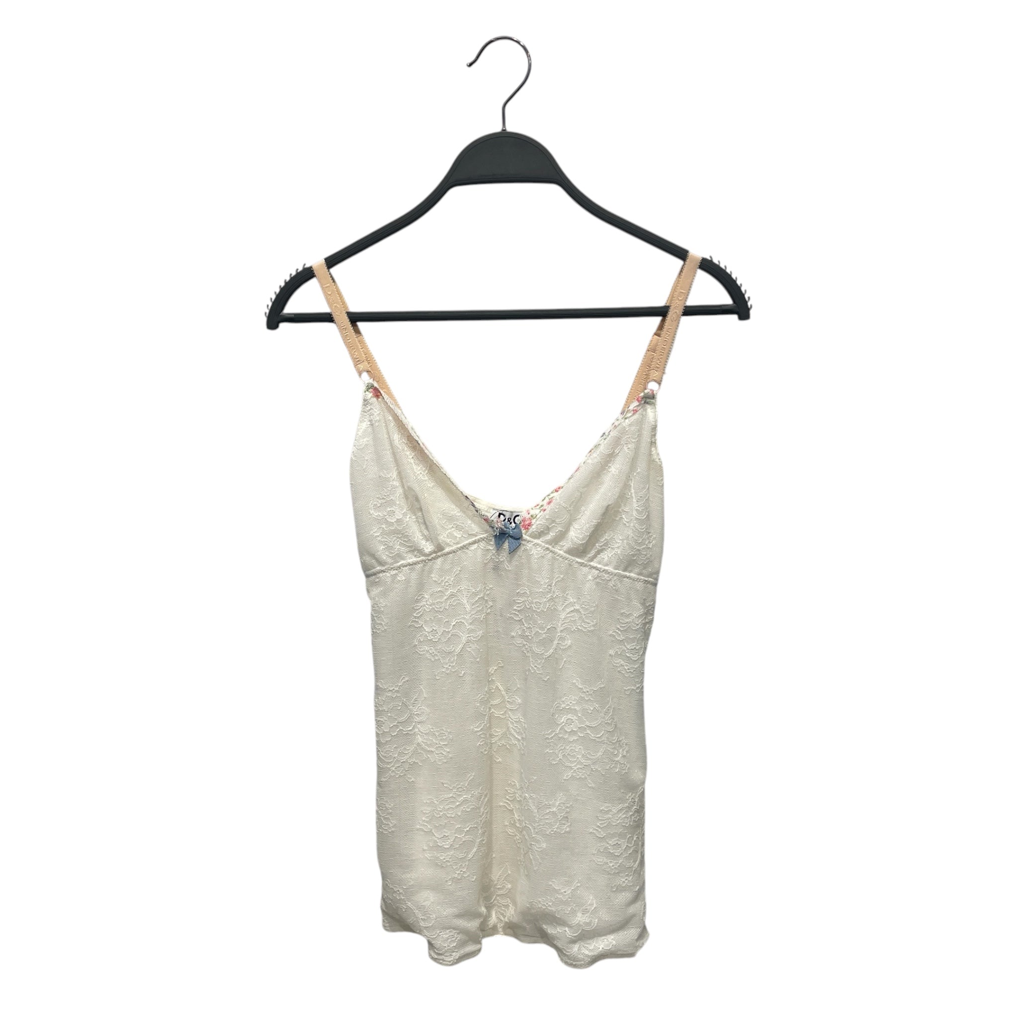 D&G/Camisole/S/WHT/LACE view 1