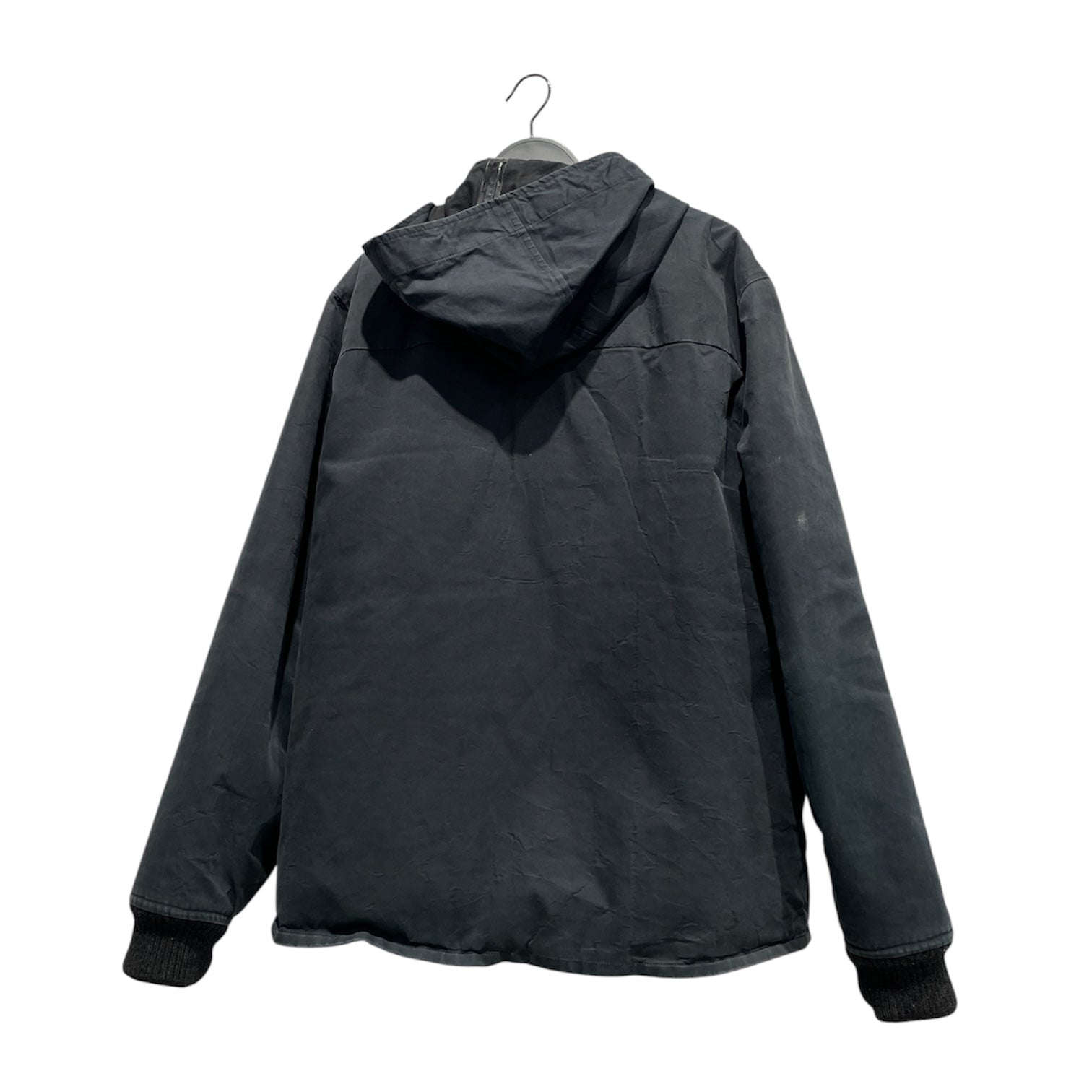 A.P.C./Jacket/L/Cotton/BLK/water resistant zip hooded jkt view 2