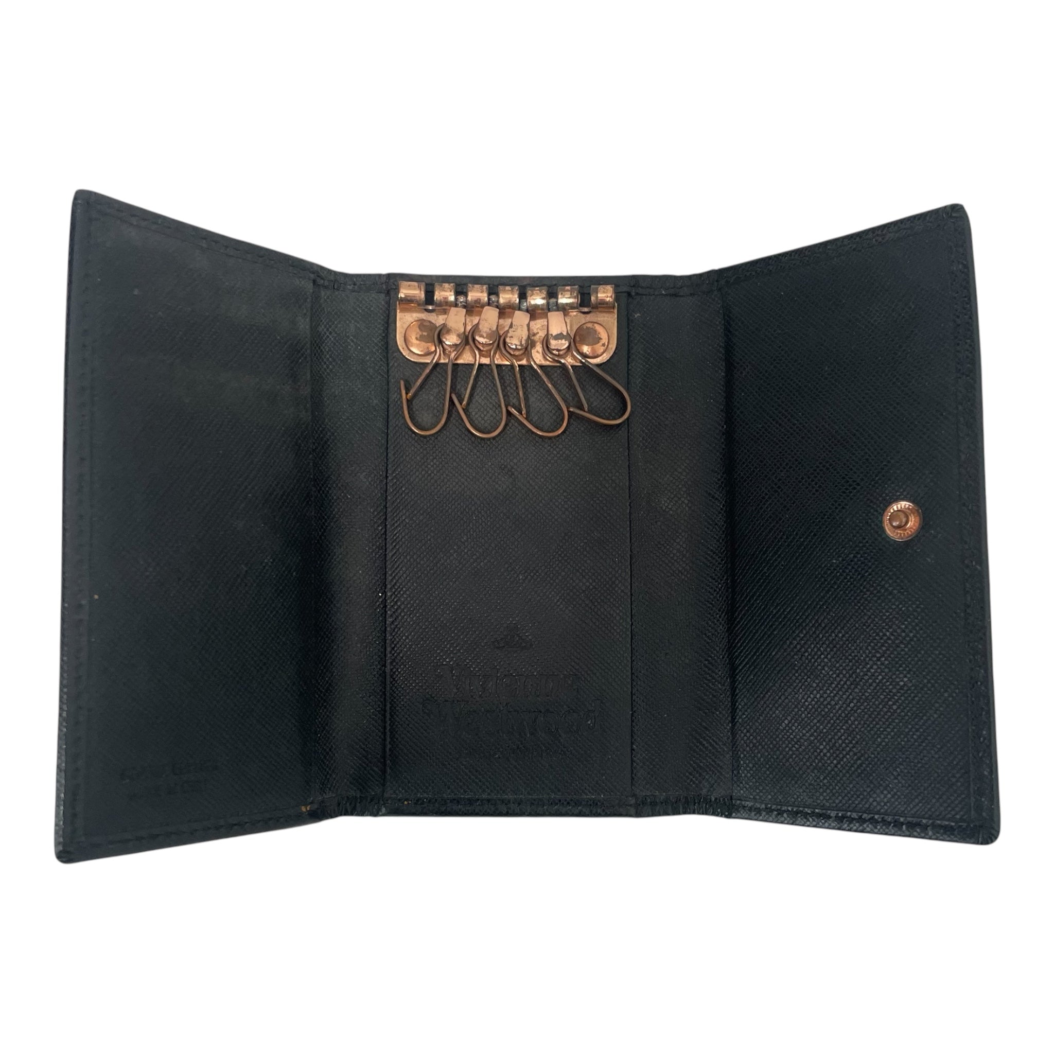 Vivienne Westwood/Wallet/Leather/BLK/L's/ROSE GOLD EMBLEM view 4
