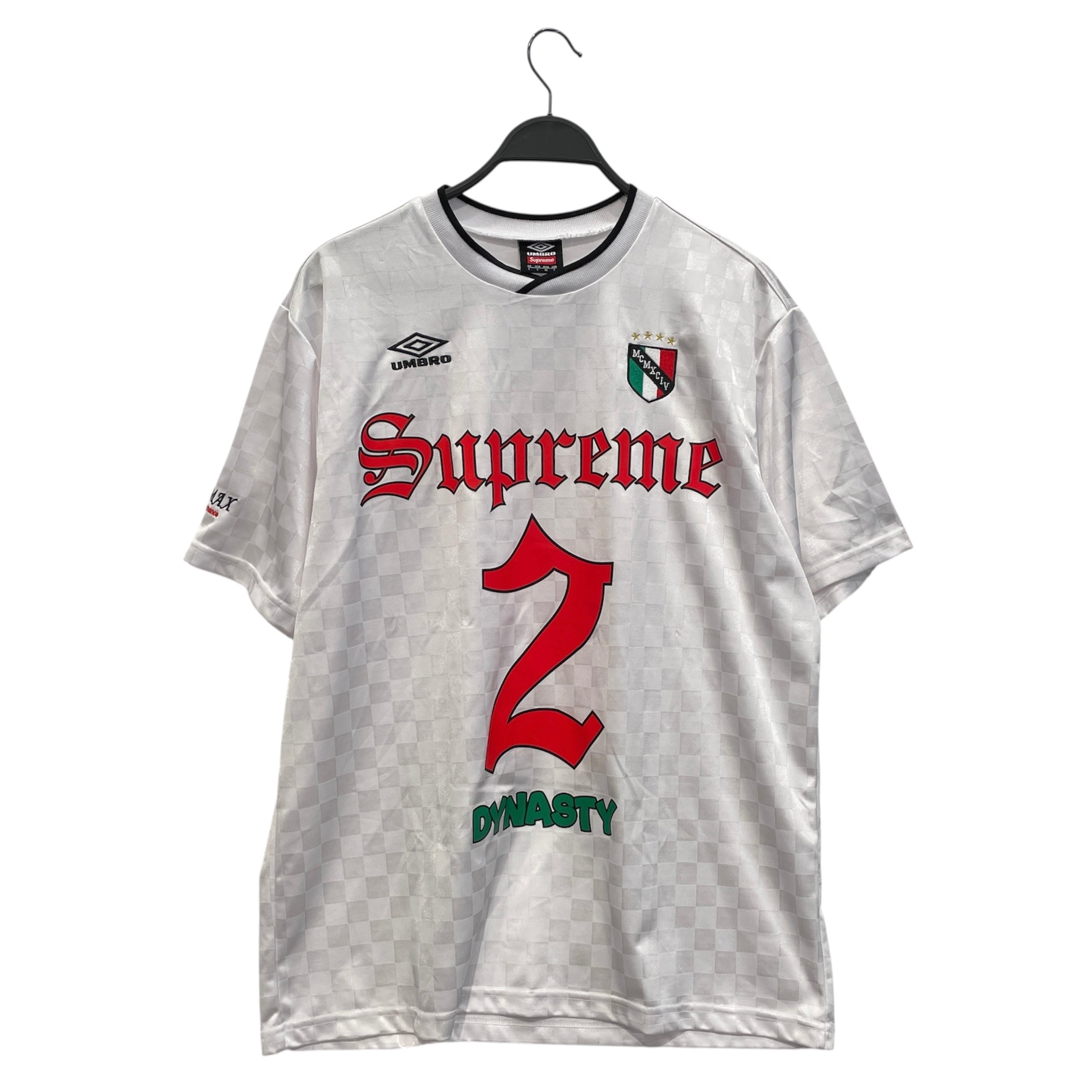 Supreme/UMBRO/T-Shirt/L/Polyester/WHT/Graphic/Jersey view 1