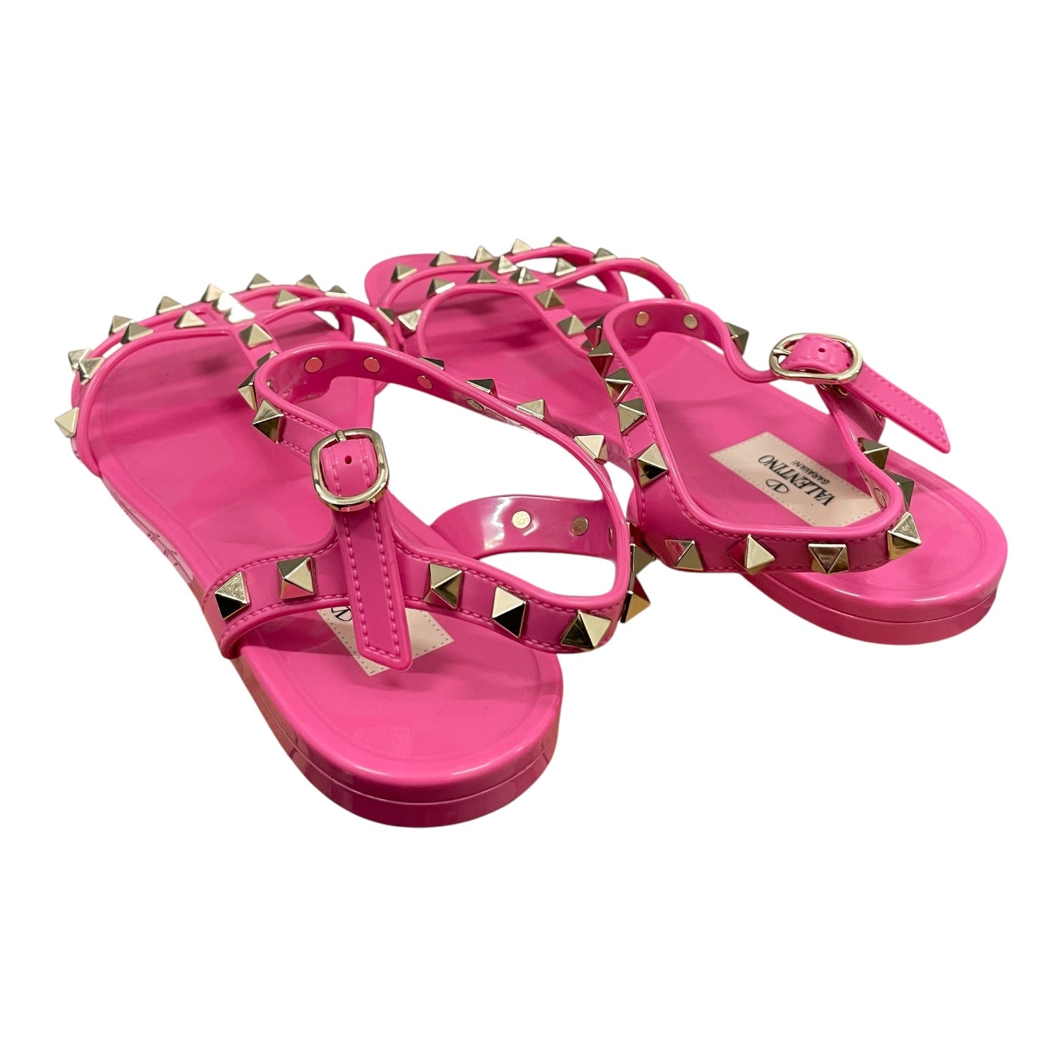 VALENTINO/Sandals/US 7/Acrylic/PNK/VALENTINO ACRYLIC PINK view 2