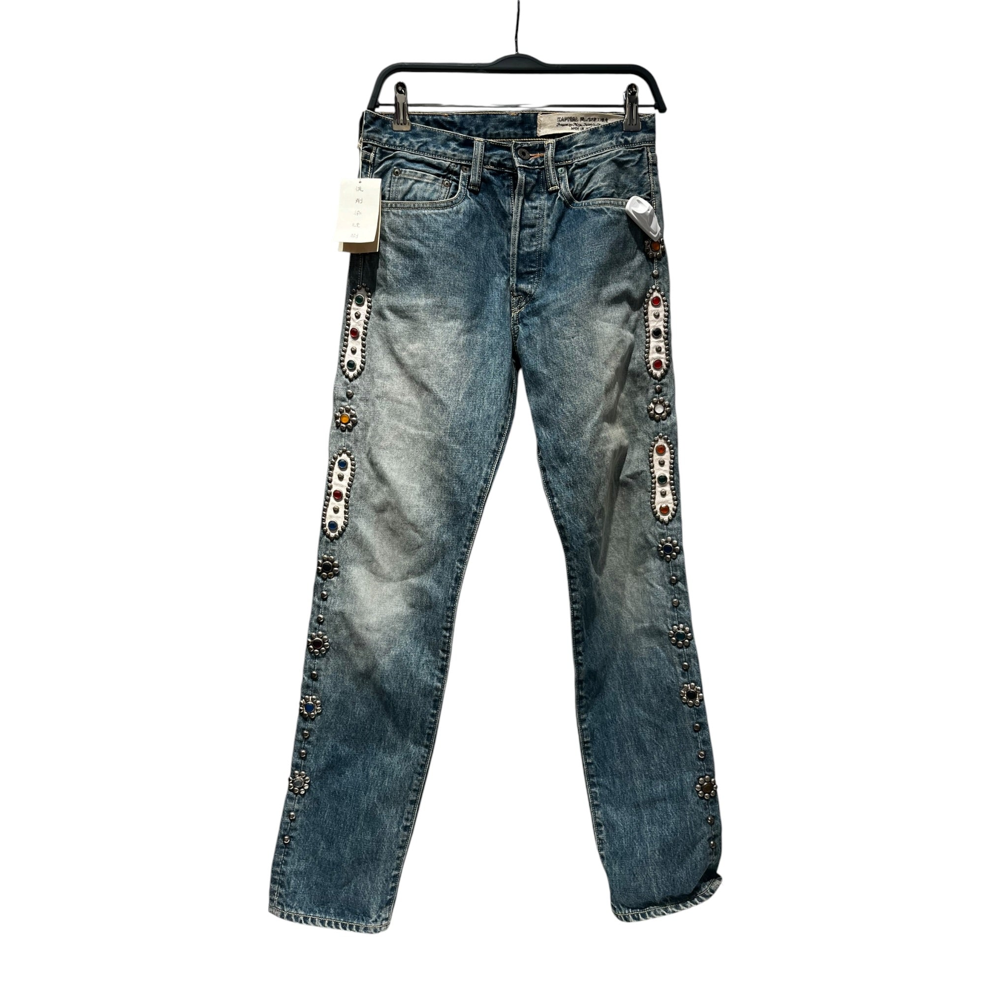 KAPITAL/Pants/28/Denim/IDG/Button Fly/Gemstone Denim view 1