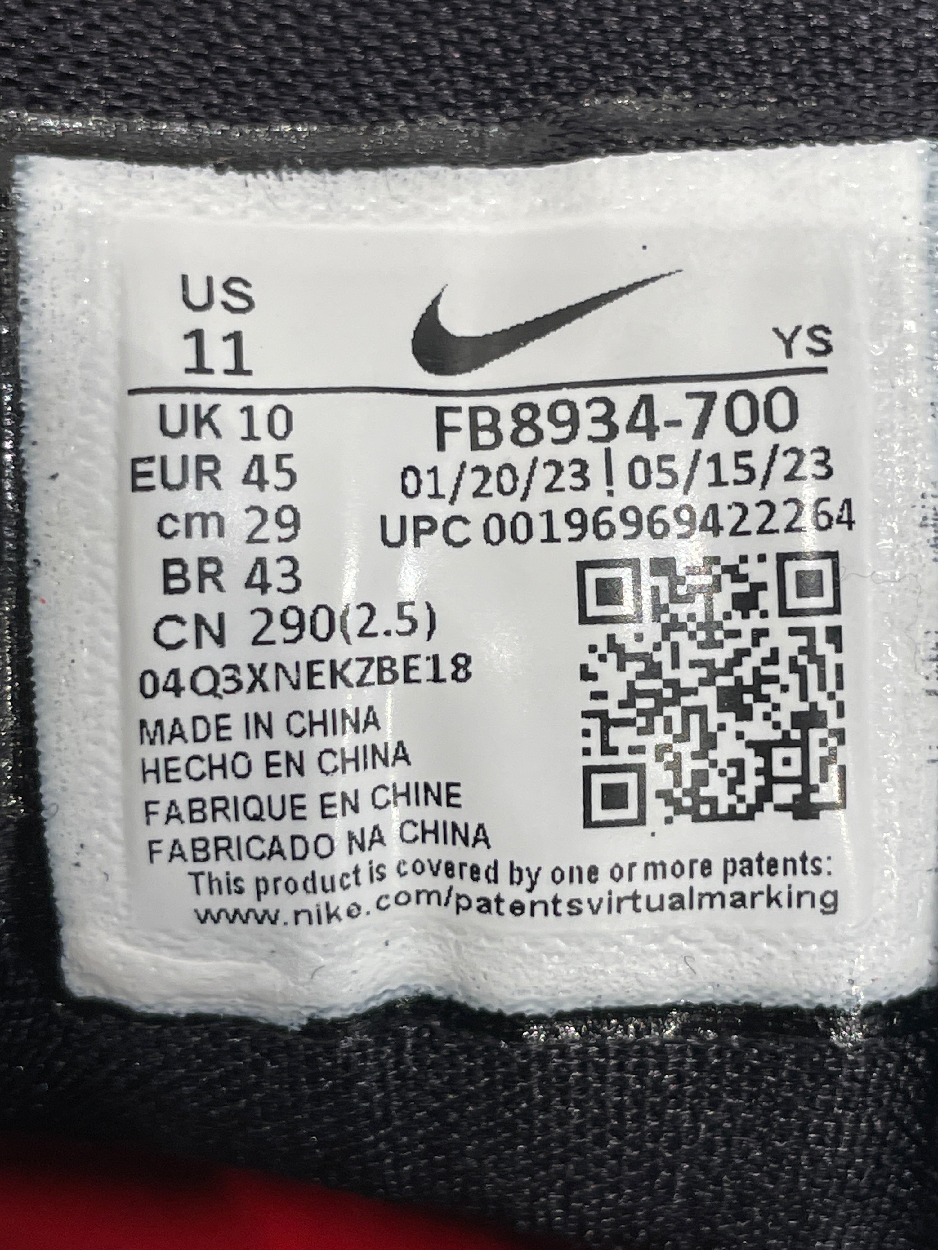 Supreme/NIKE/Low-Sneakers/US 11/Border/Nylon/GRN/AIR ZOOM COURTPOSITE/SUPREME view 7