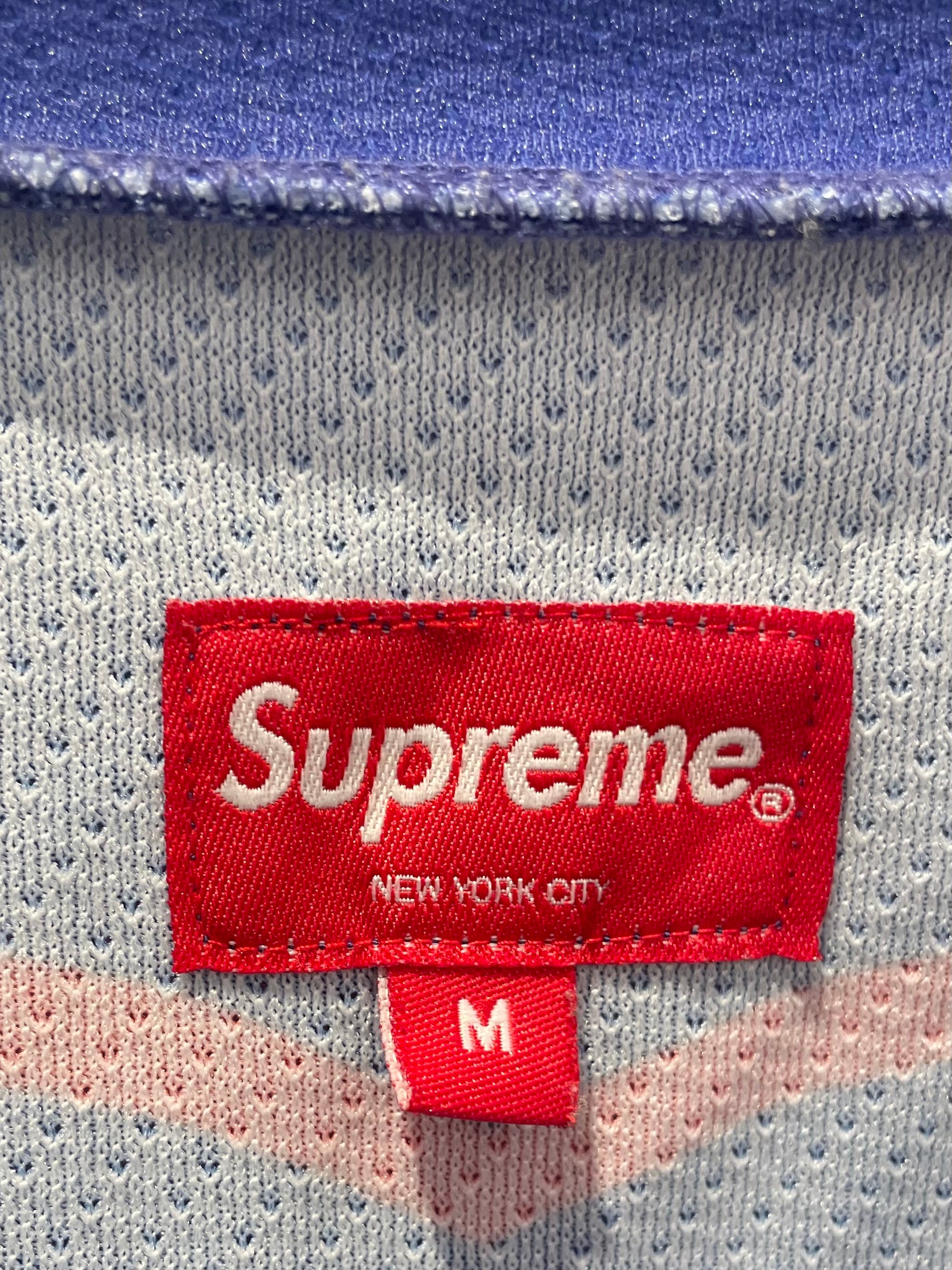 Supreme/LS T-Shirt/M/Polyester/BLU/All Over Print/Eagle Moto Hockey Jersey view 3