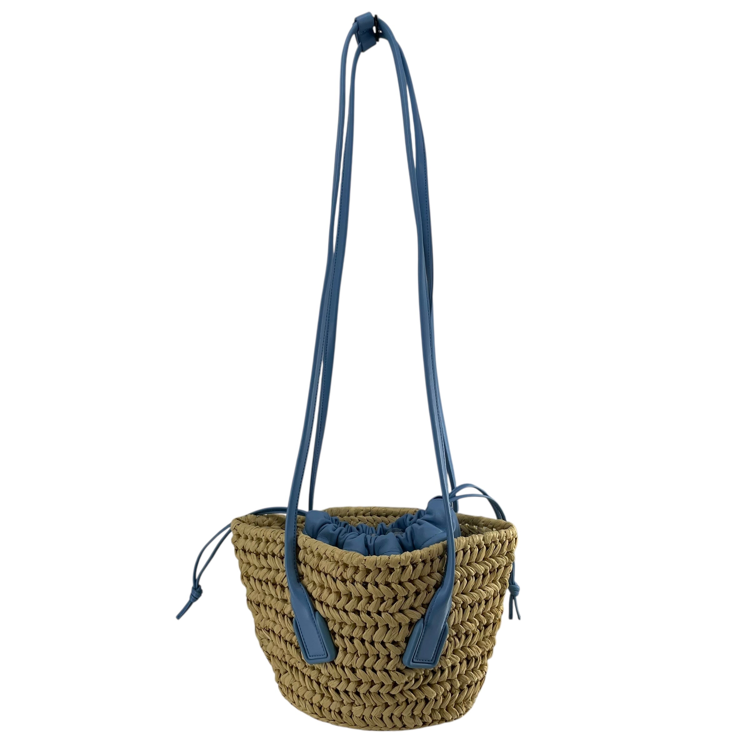 BOTTEGA VENETA/Bag/BLU/WEAVE BASKET BLUE view 1