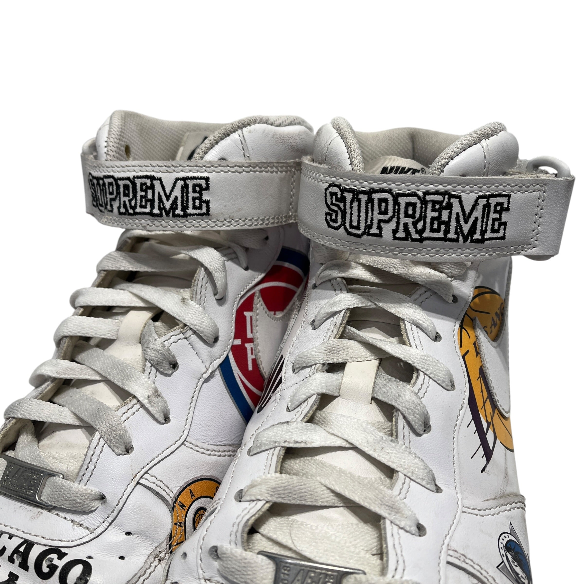 NIKE/Supreme/NBA/Hi-Sneakers/US 11.5/Leather/WHT/air force 1 nba teams view 17