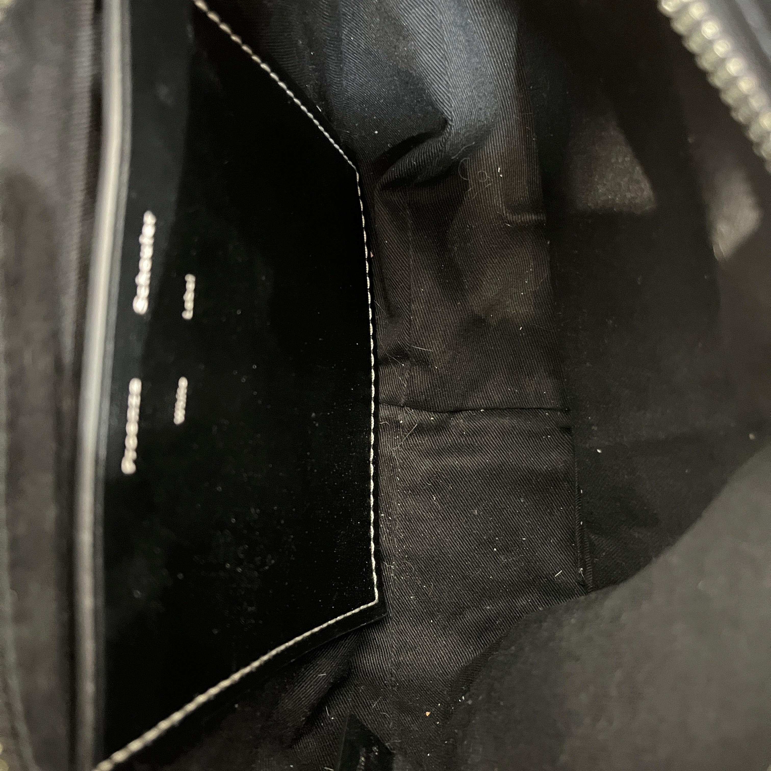 PROENZA SCHOULER/Cross Body Bag/M/Leather/BLK/white label w white stitching view 4