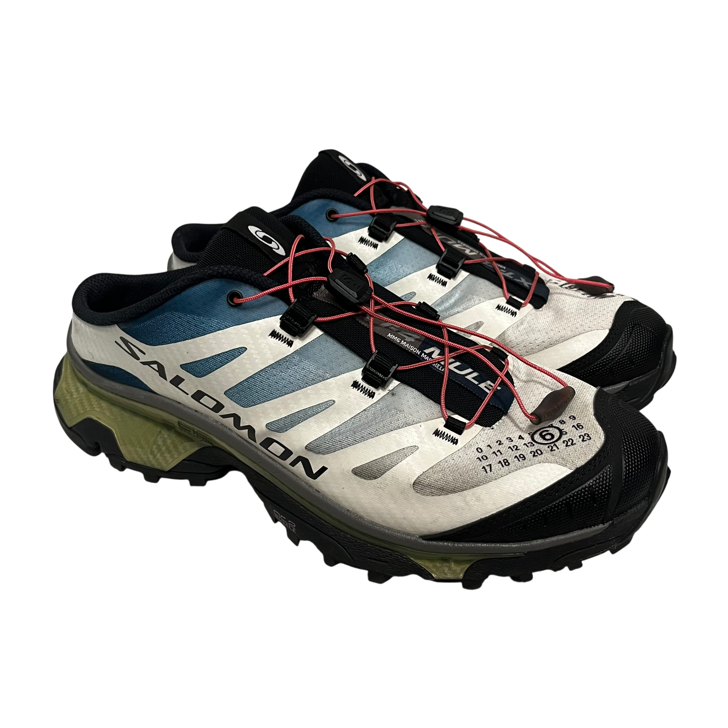 salomon/Maison Margiela/Low-Sneakers/US 11/All Over Print/Polyester/WHT/mule view 1