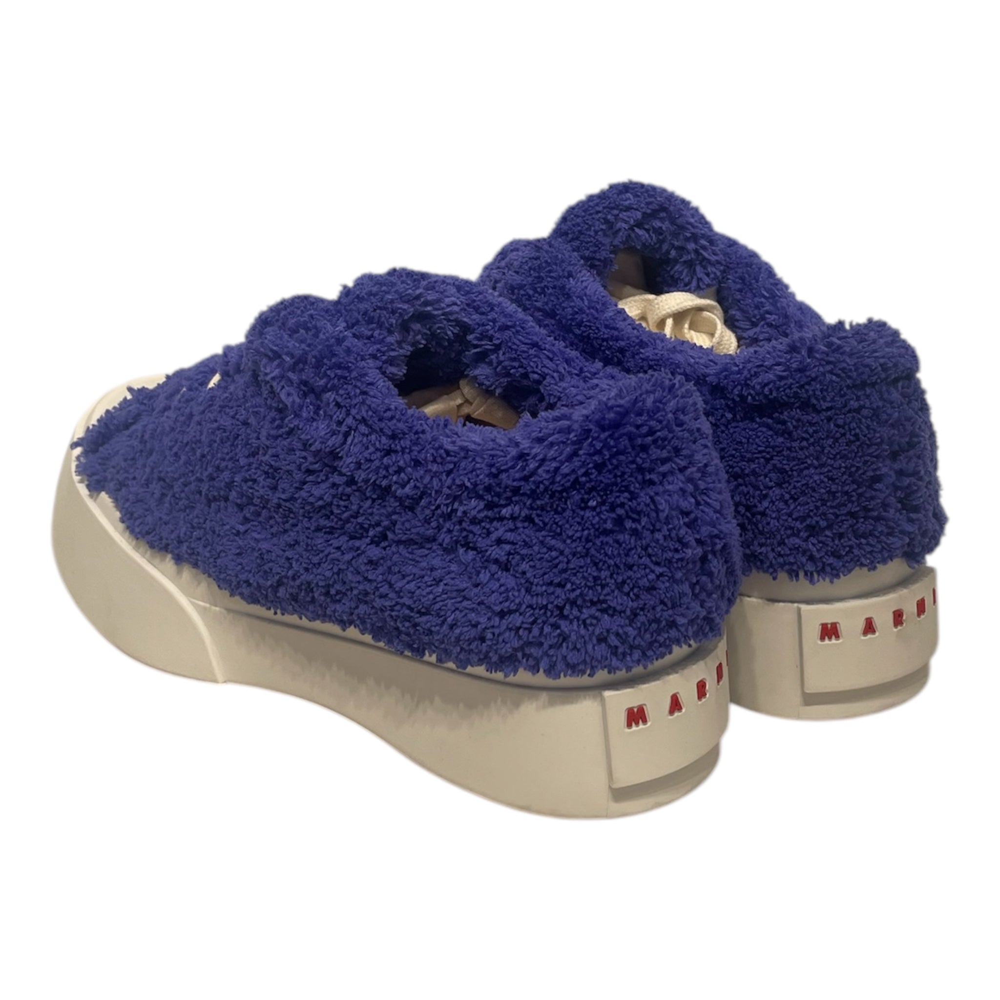 MARNI/Low-Sneakers/US 7/Wool/BLU/ view 2