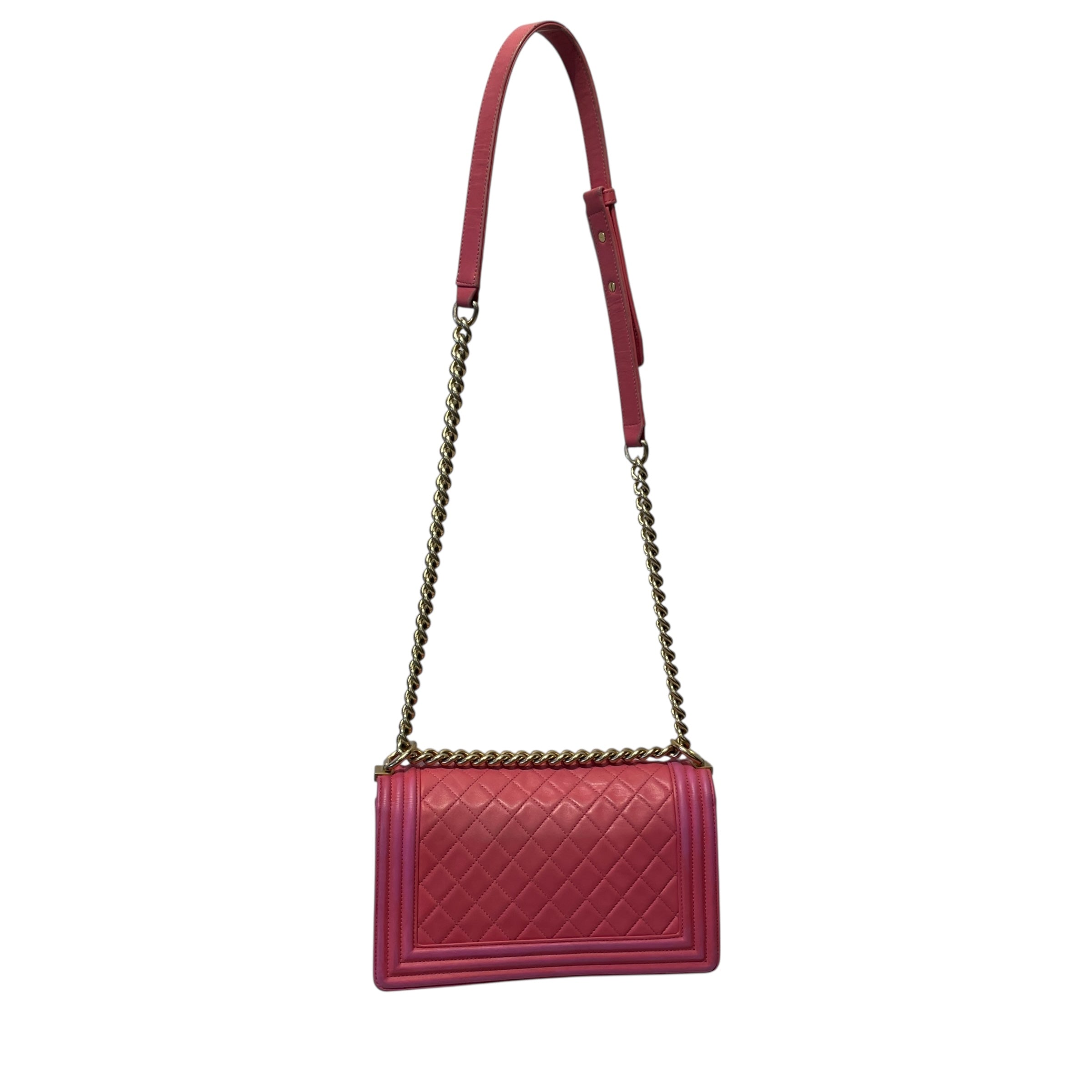 CHANEL/Bag/Leather/PNK/Boy Flap Bag view 2
