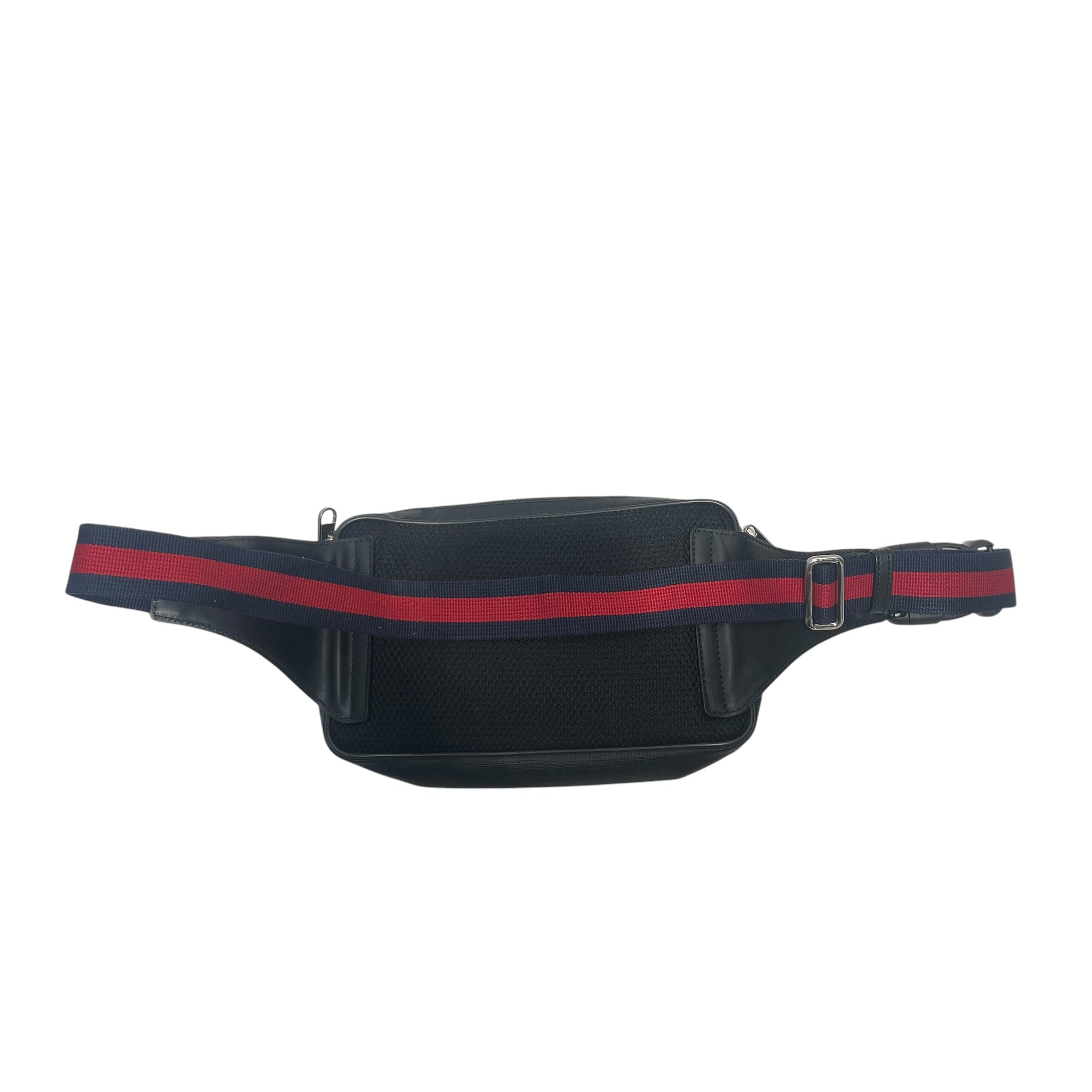 GUCCI/Cross Body Bag/Leather/BLK/GG SUPREME TIGER view 2