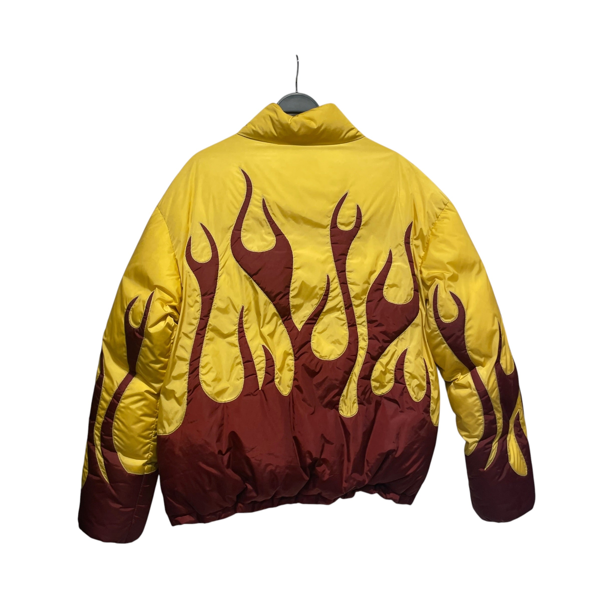 MONCLER/Palm Angels/Coat/5/Nylon/YEL/FLAMES view 2