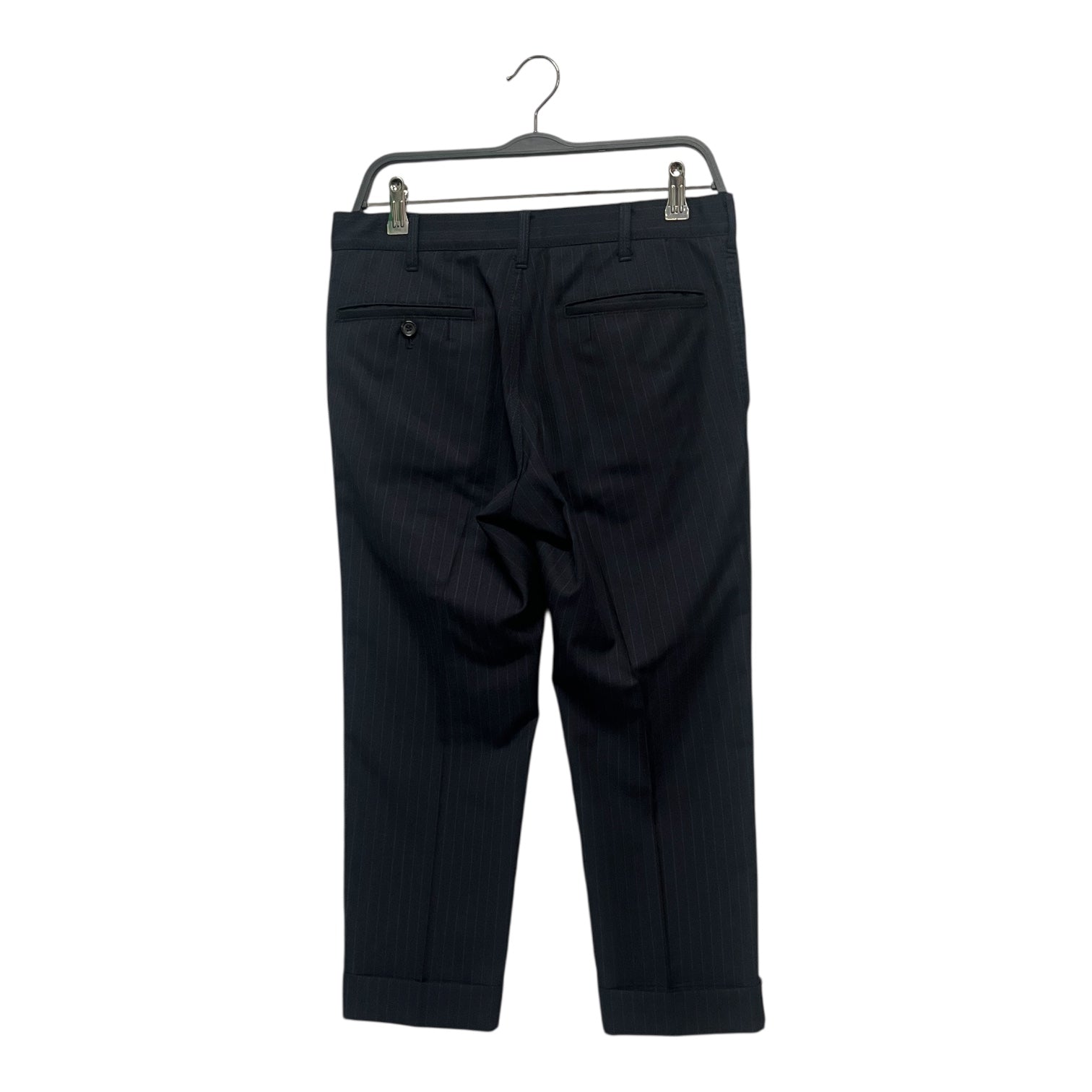 COMME des GARCONS HOMME/Slacks/XS/Wool/NVY/Stripe/PIN STRIPE CROPPED 2013 view 2