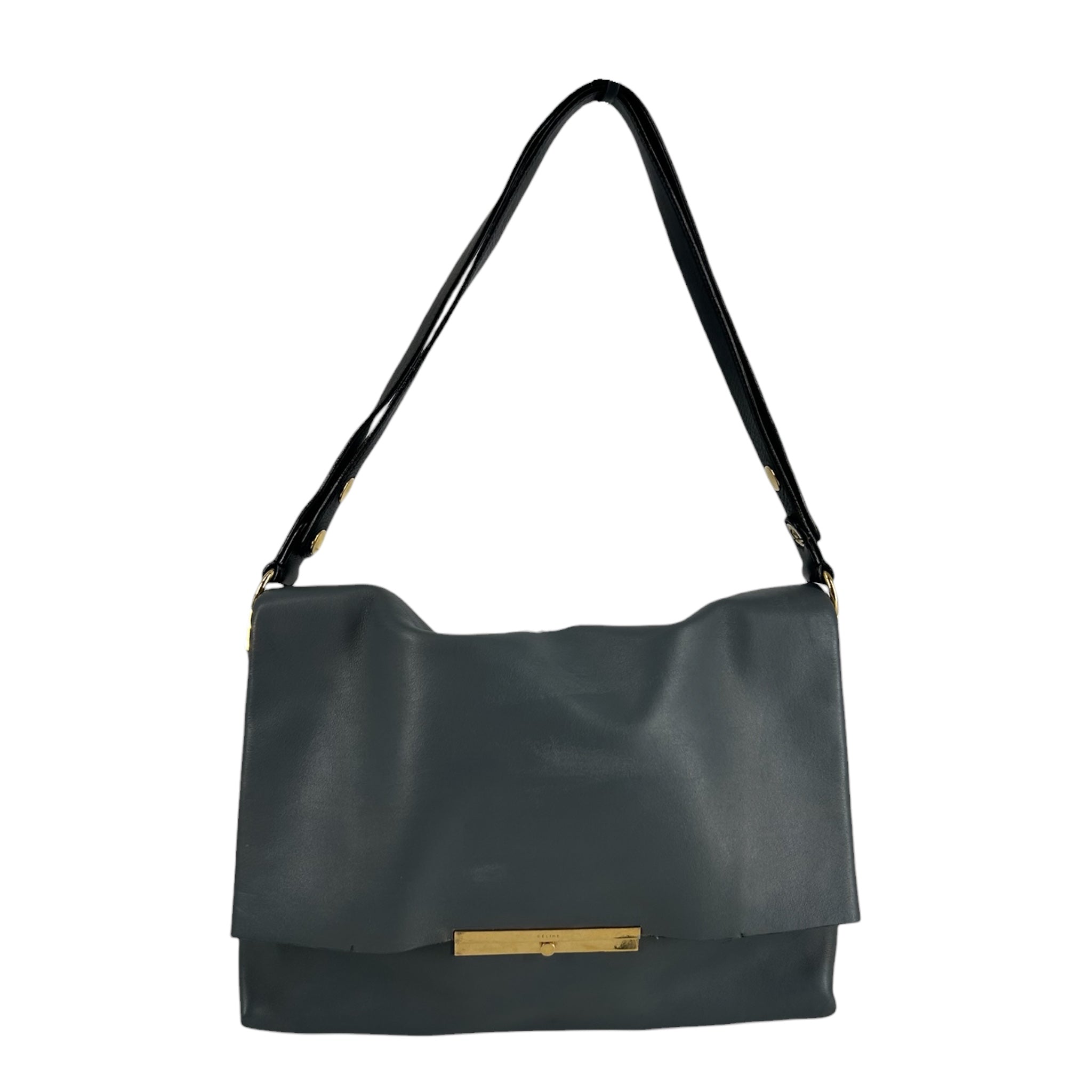 CELINE/Cross Body Bag/Leather/GRY/FGA 0123 view 1