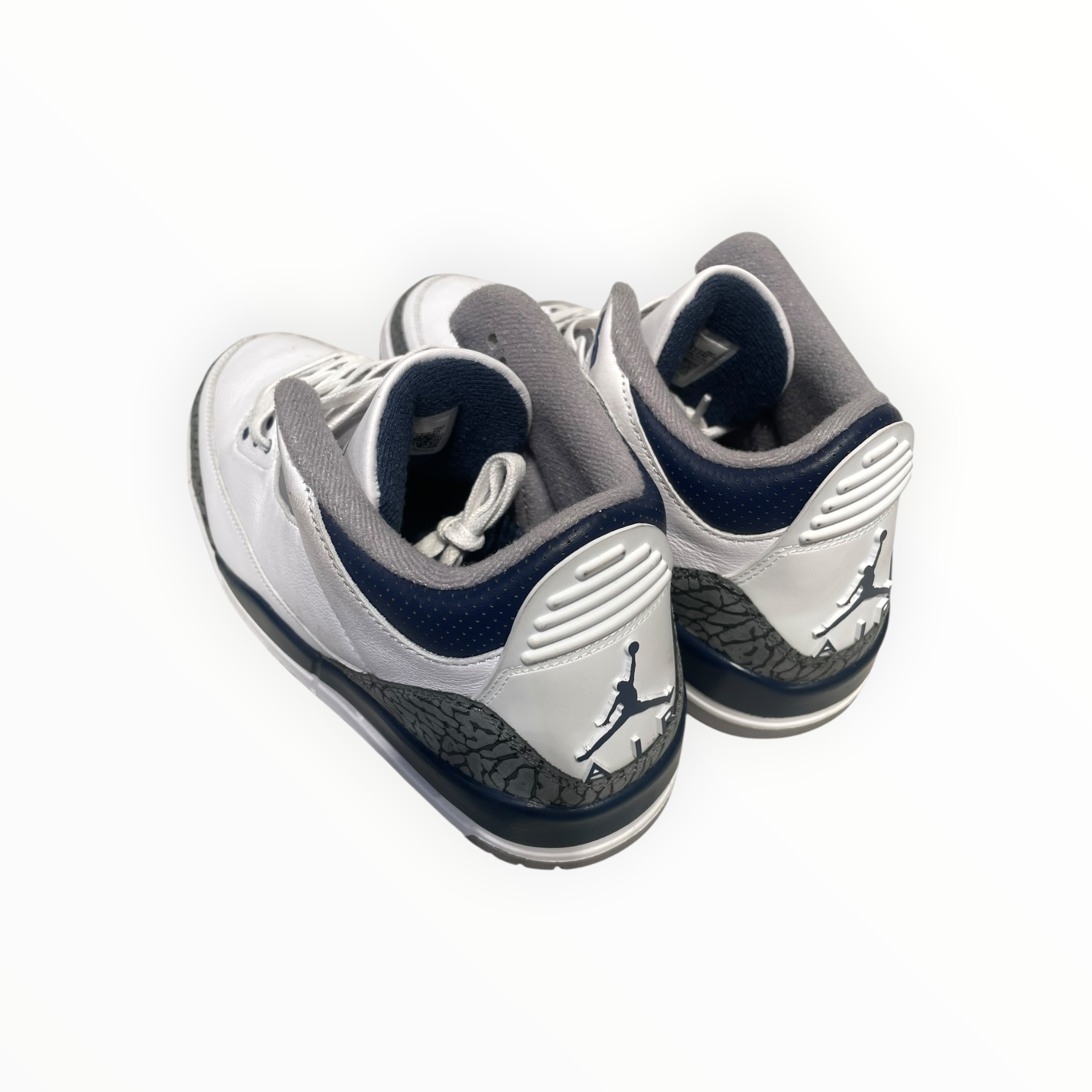 NIKE/AIR JORDAN 3 RETRO/Hi-Sneakers/US 9/Leather/NVY/CT8532-140 view 2