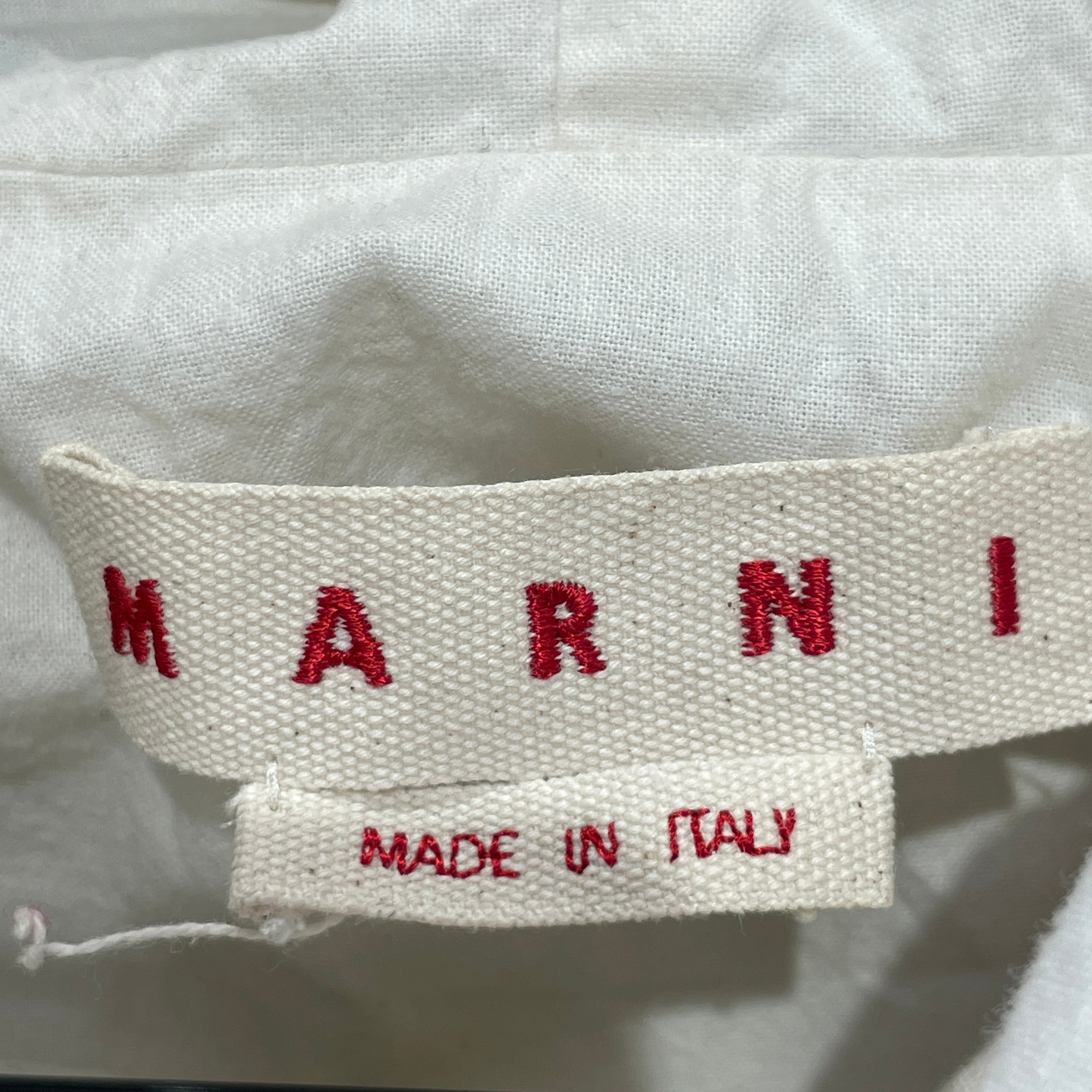 MARNI/Windbreaker/44/Nylon/WHT/ view 3