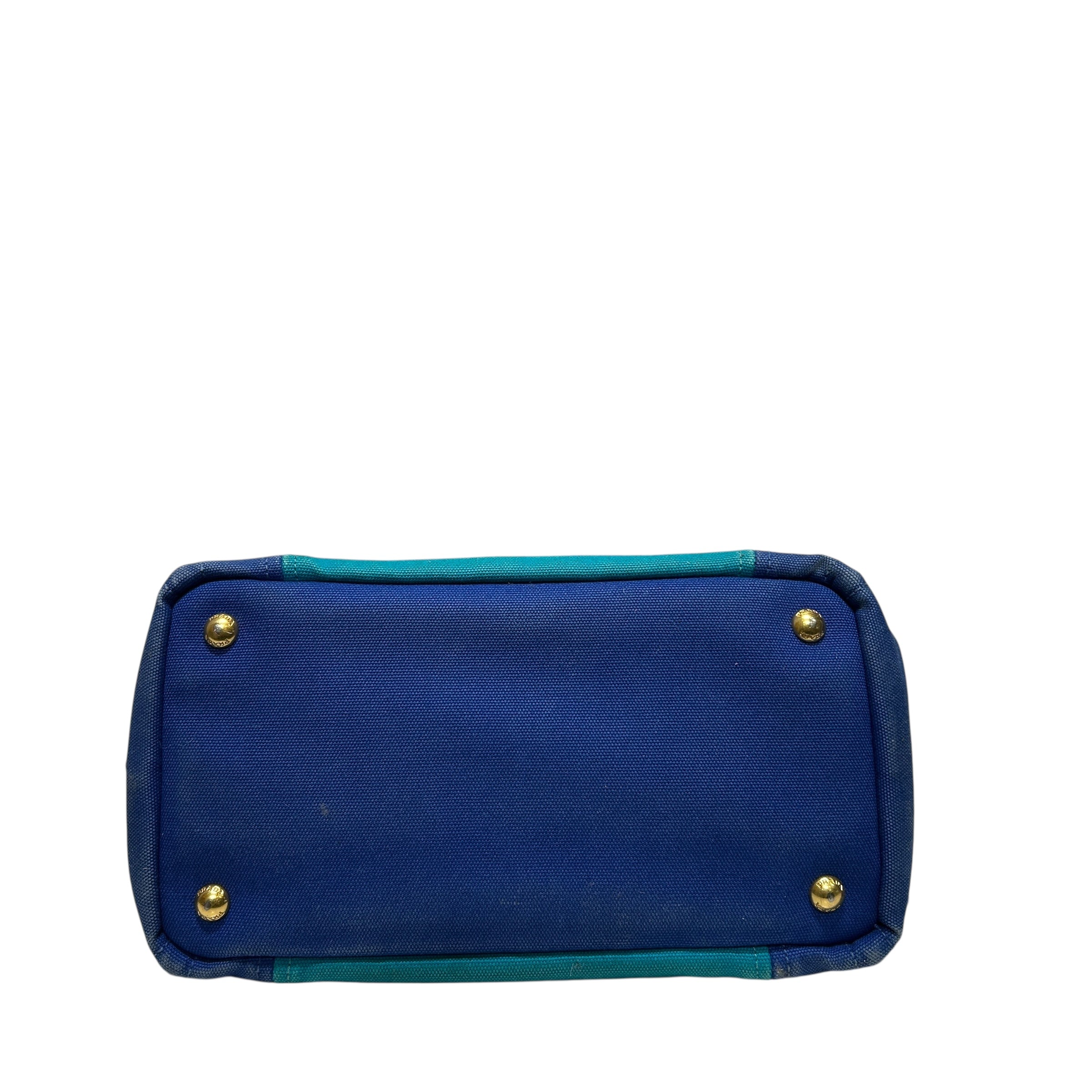 PRADA/Tote Bag/S/Border/BLU/Kanapa Mini Tote view 3