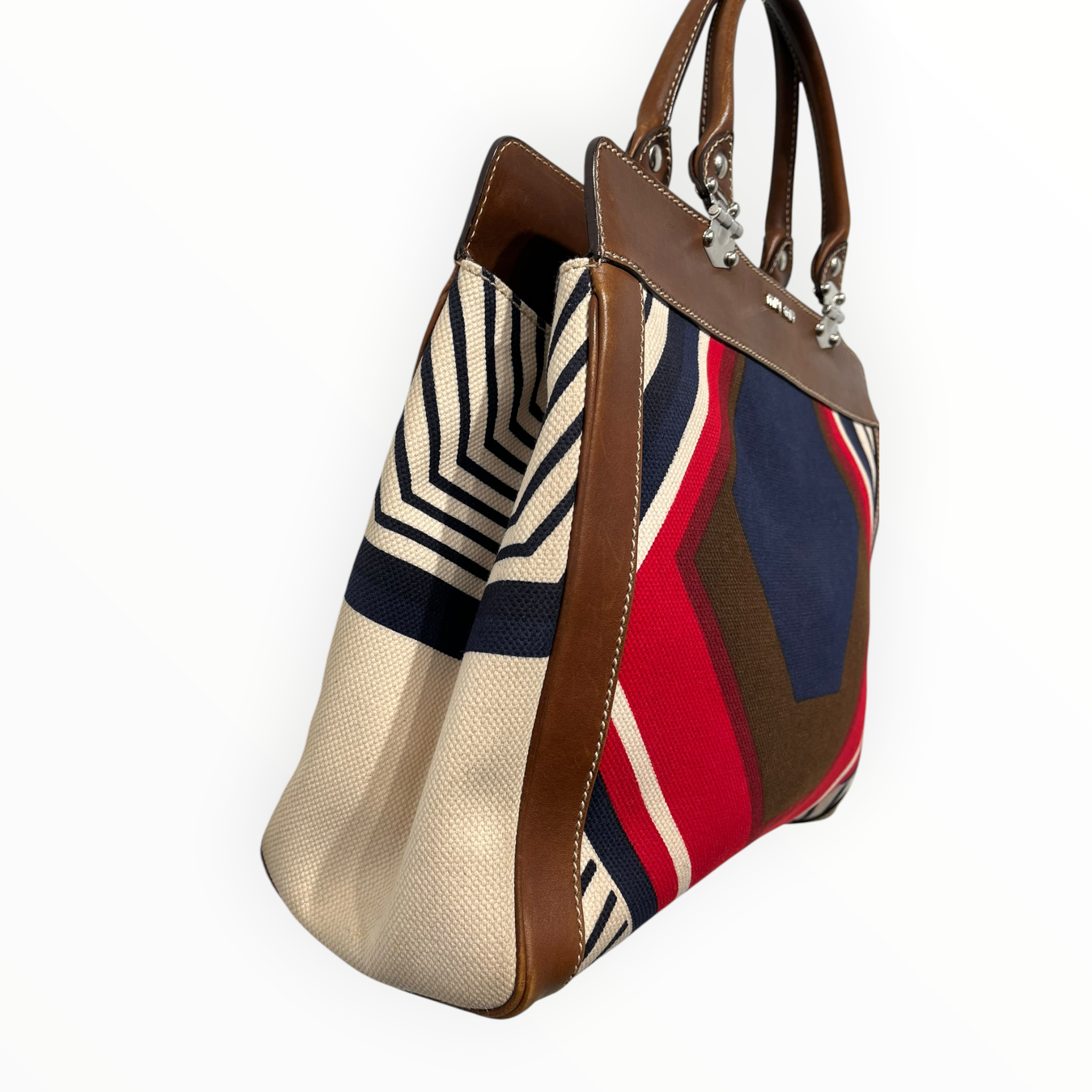 MIU MIU/Bag/Cotton/BRW/ESAGONO TWIGGY HANDLE BAG view 4