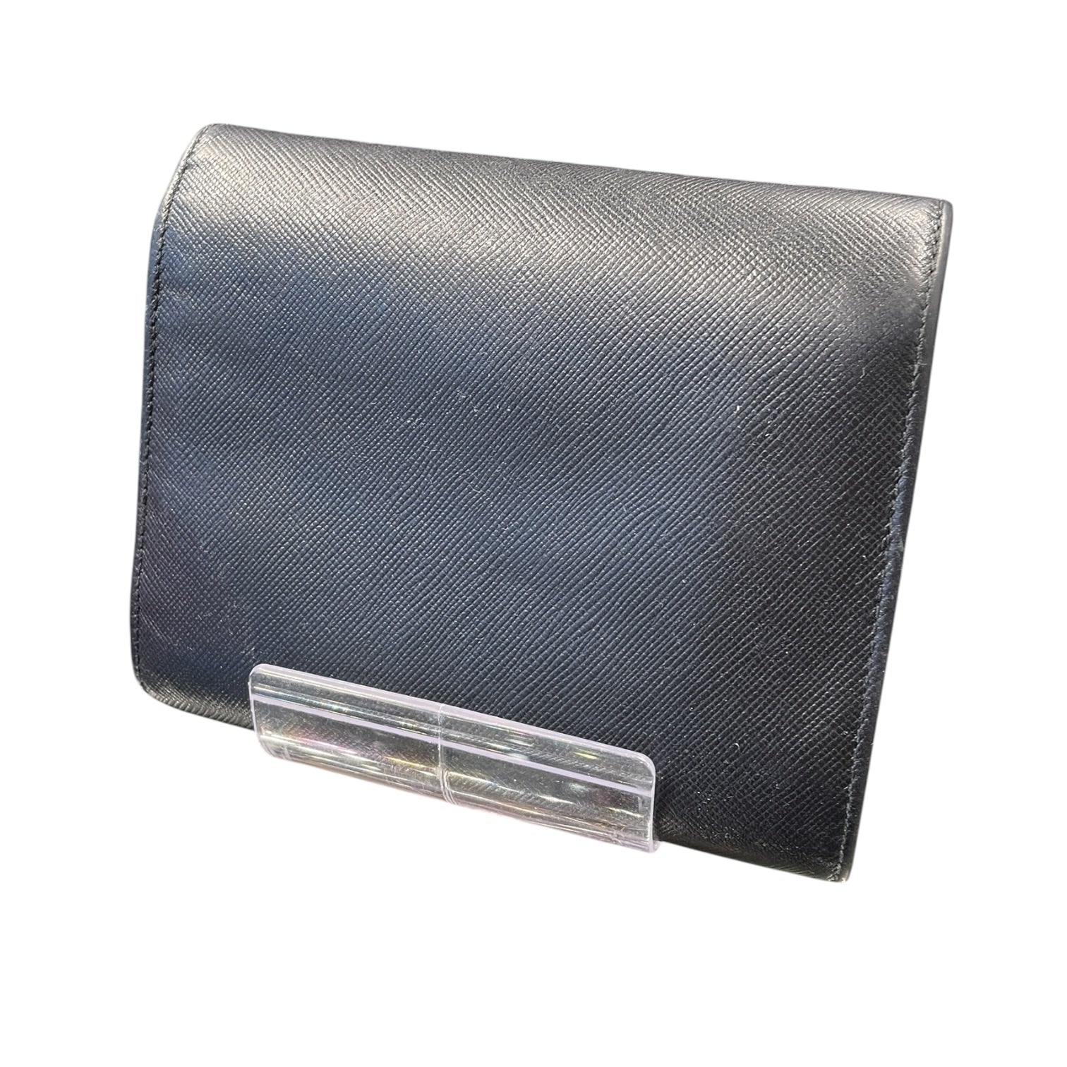 PRADA/Wallet/BLK/75 2 Snaps view 2