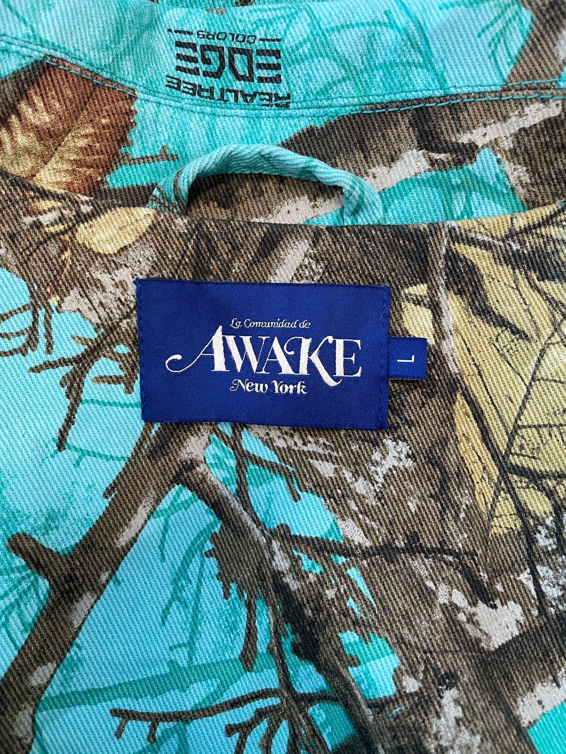 Awake NY/Denim Jkt/L/Cotton/BLU/Camouflage/TEAL REALTREE CAMO view 3