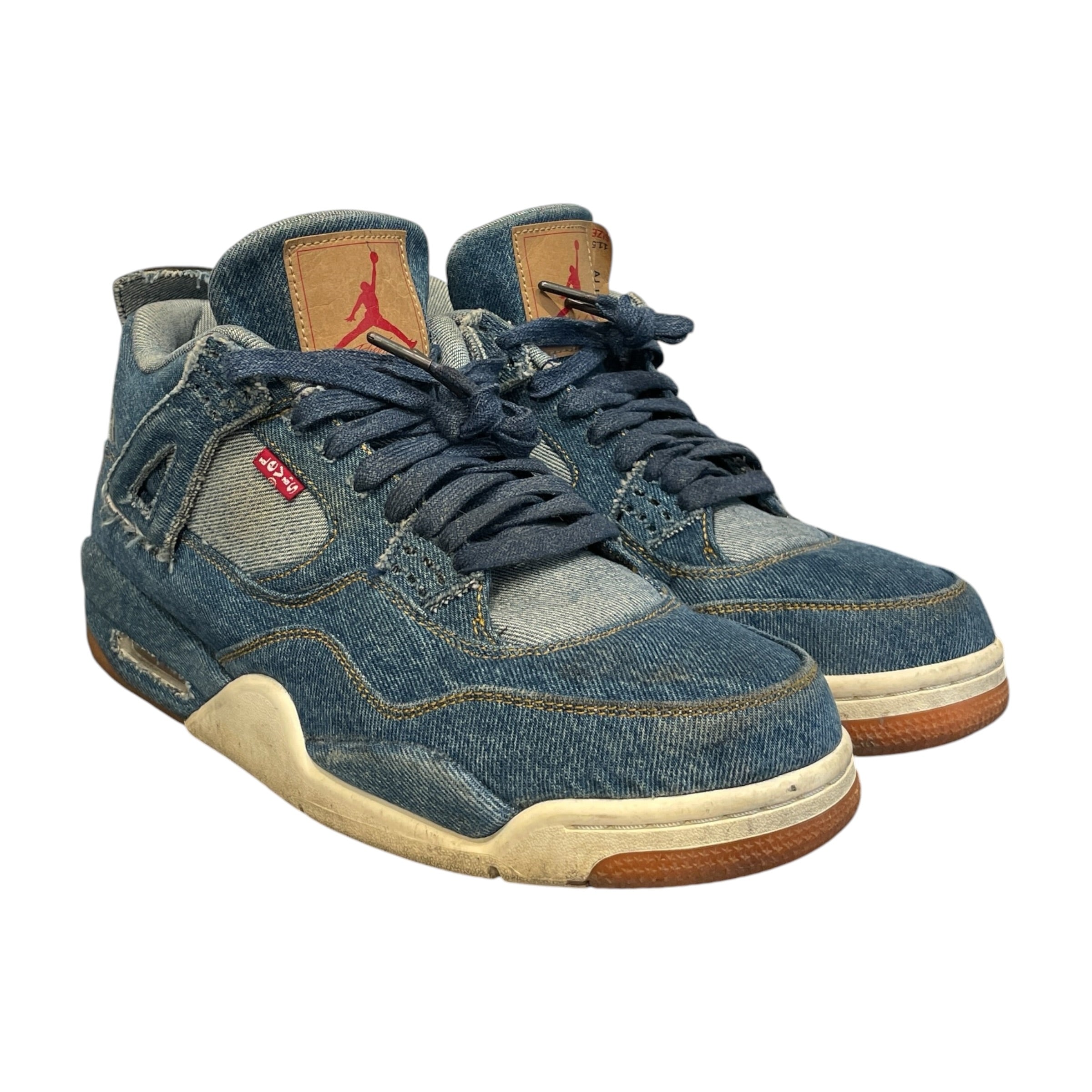 NIKE/Hi-Sneakers/US 11.5/Denim/BLU/LEVIS X AIR JORDAN RETRO 4 view 1