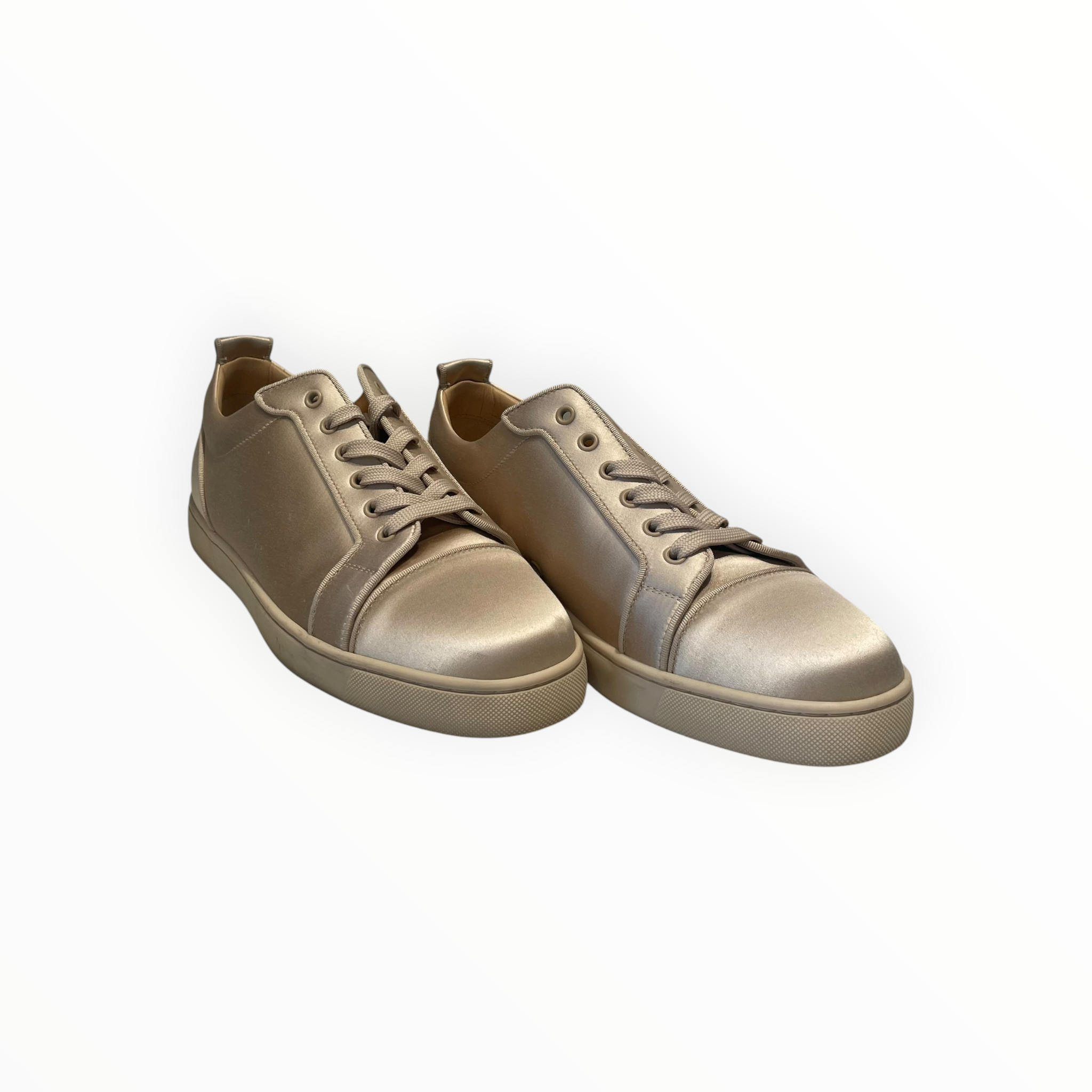 Christian Louboutin/Low-Sneakers/US 11/GLD/SATIN SNEAKERS view 1