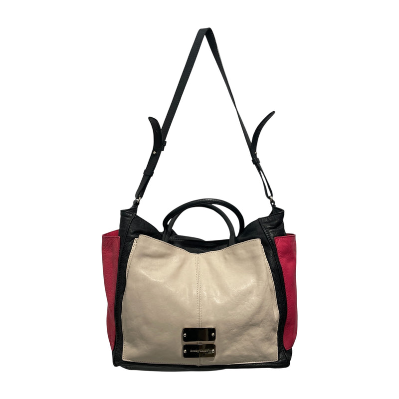 SEE BY CHLOE/Hand Bag/Leather/MLT/RED,BLACK&BEIGE COLOURED BAG