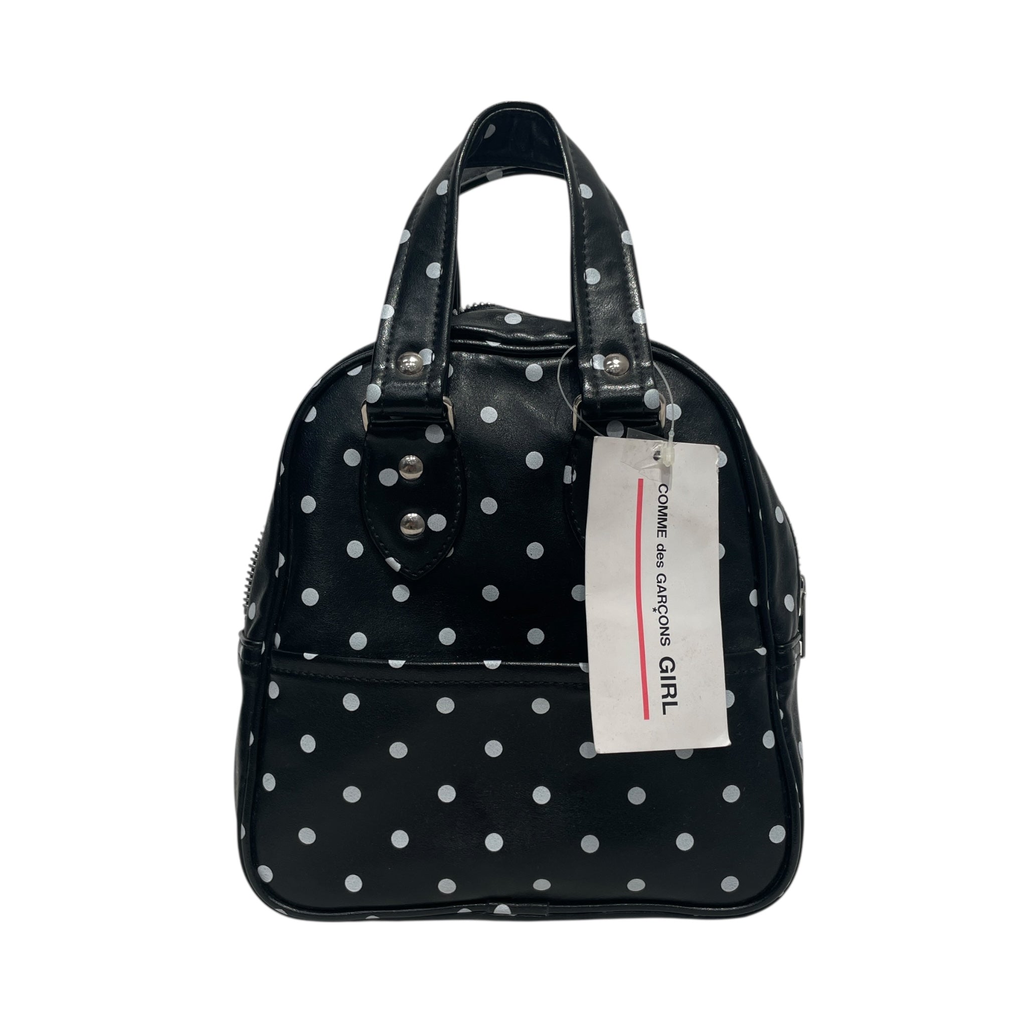 COMME des GARCONS/Backpack/Polka dot/Leather/BLK/POLKA DOT view 1