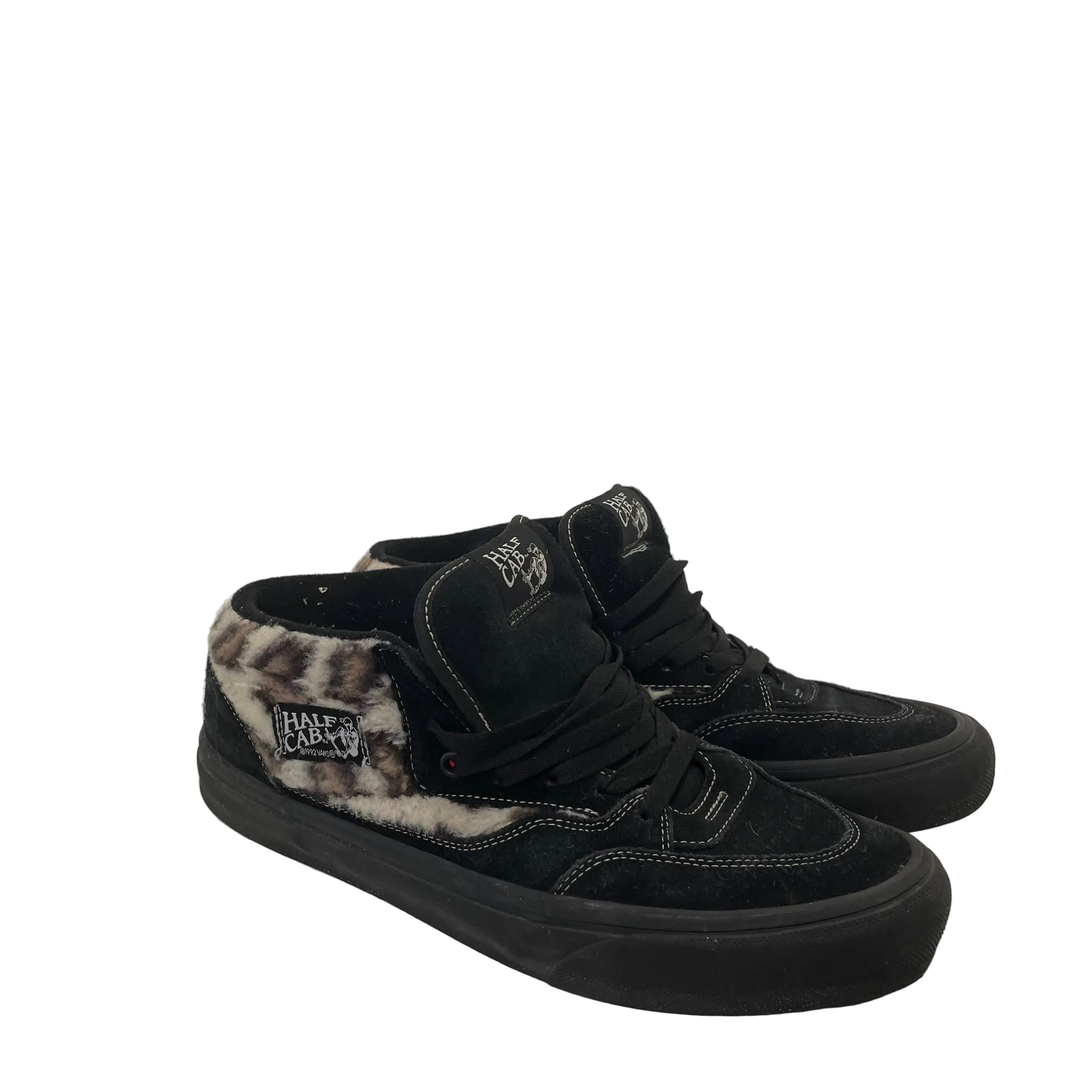 VANS/Supreme/Low-Sneakers/US 11.5/Leopard/Cotton/BLK/HALF CAB LEOPARD view 1