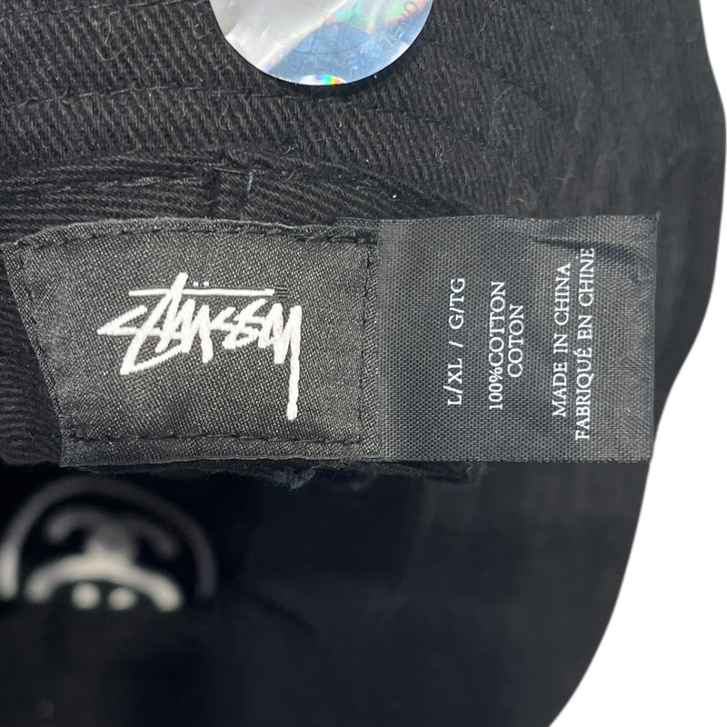 STUSSY/Bucket Hat/Cotton/BLK/SS LINK BUCKET HAT